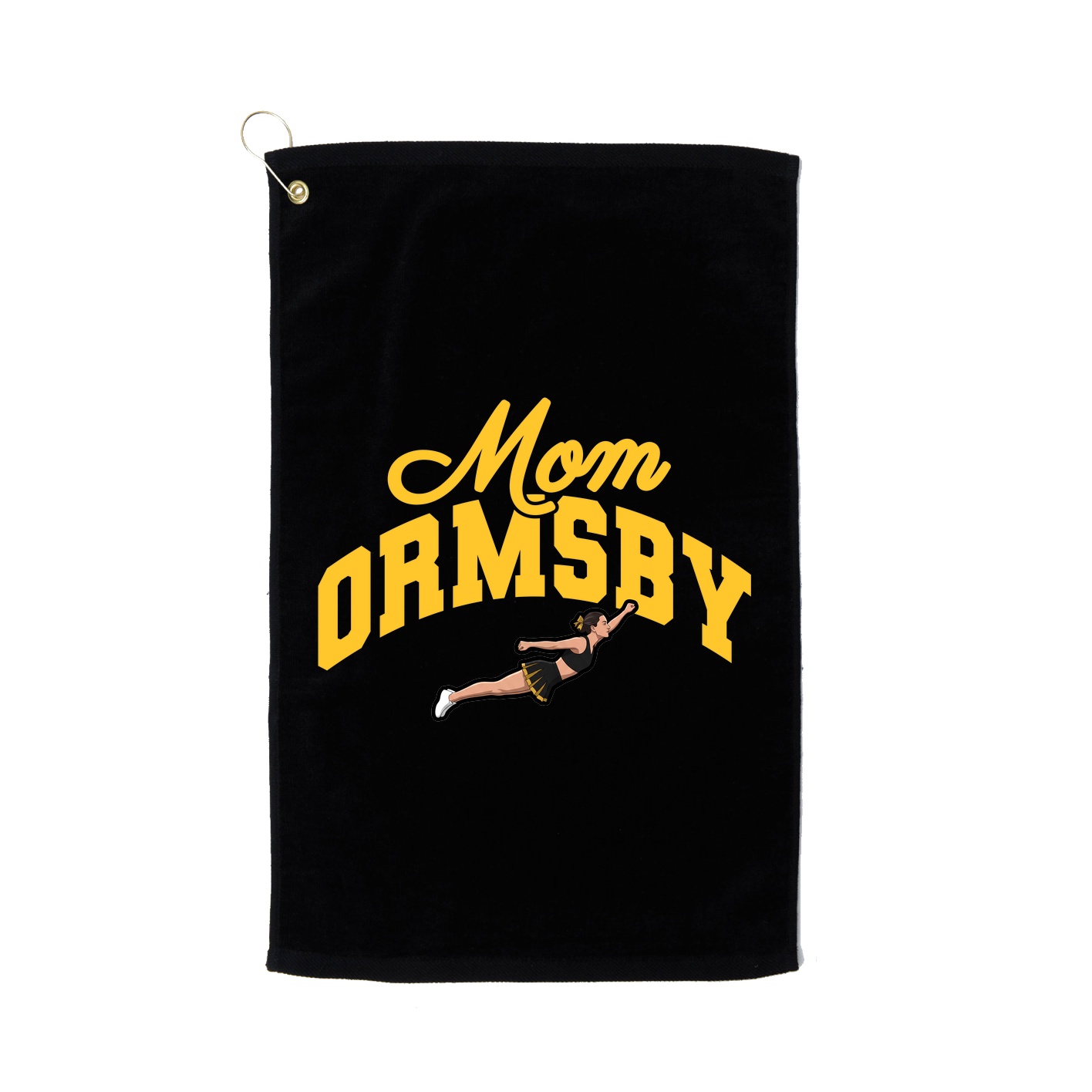 Golf Towel — Mothers Day Arch in Black