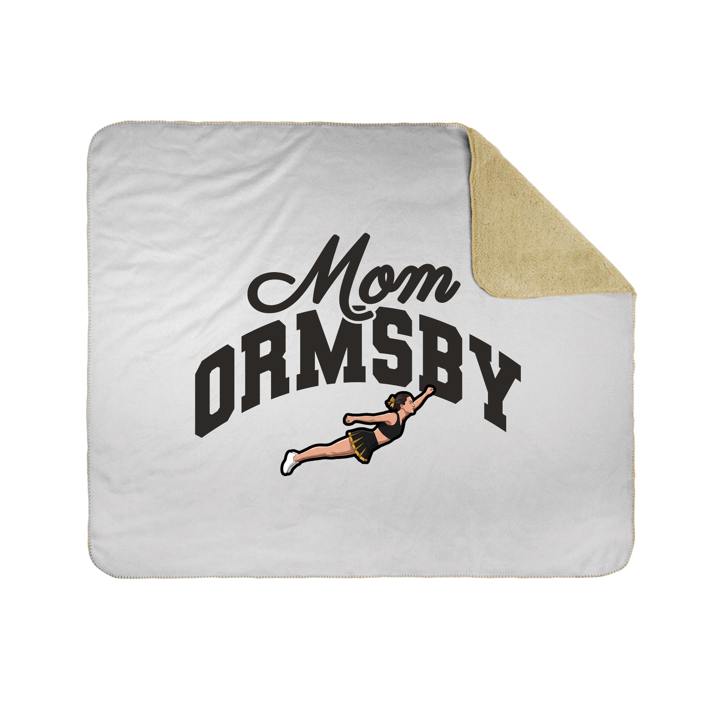 Throw Blanket — Mothers Day Arch in White