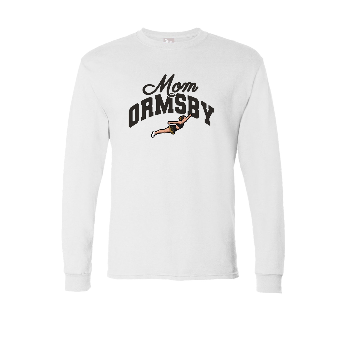 Long Sleeve Tee — Mothers Day Arch in White