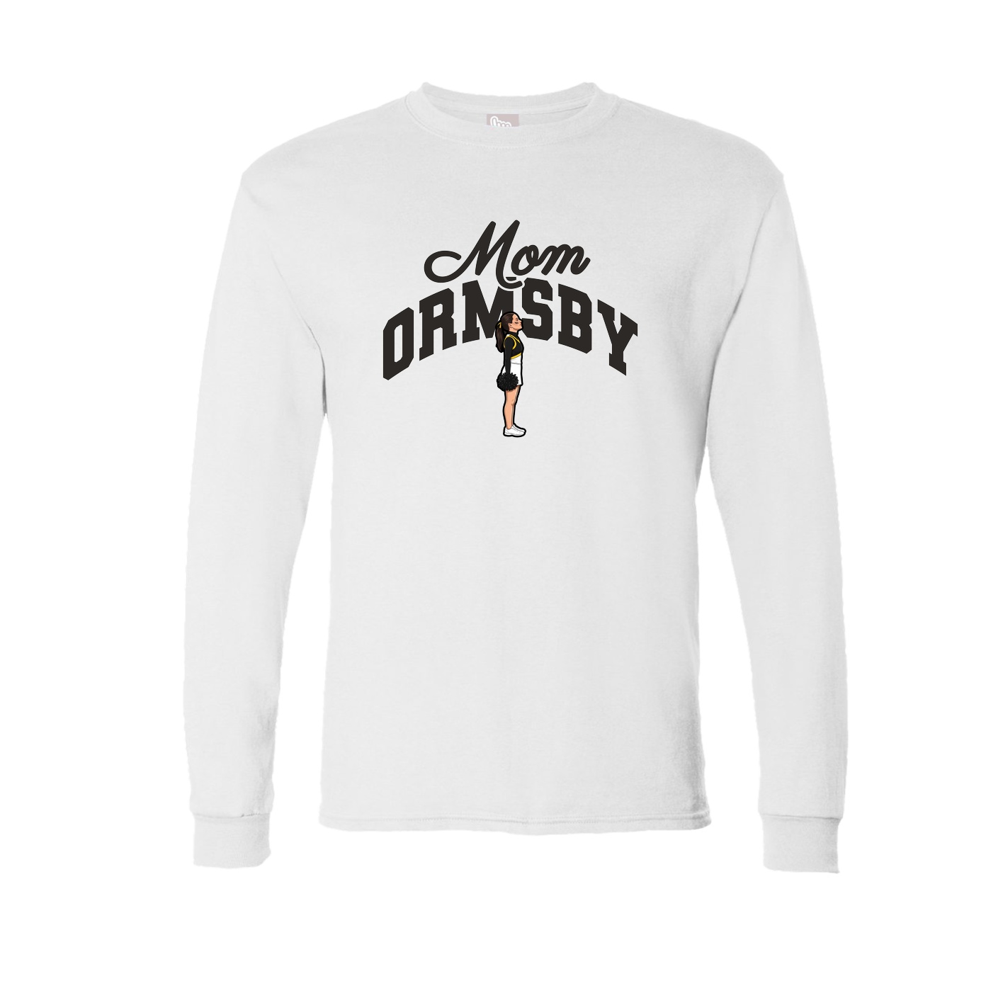 Long Sleeve Tee — Mothers Day Arch in White