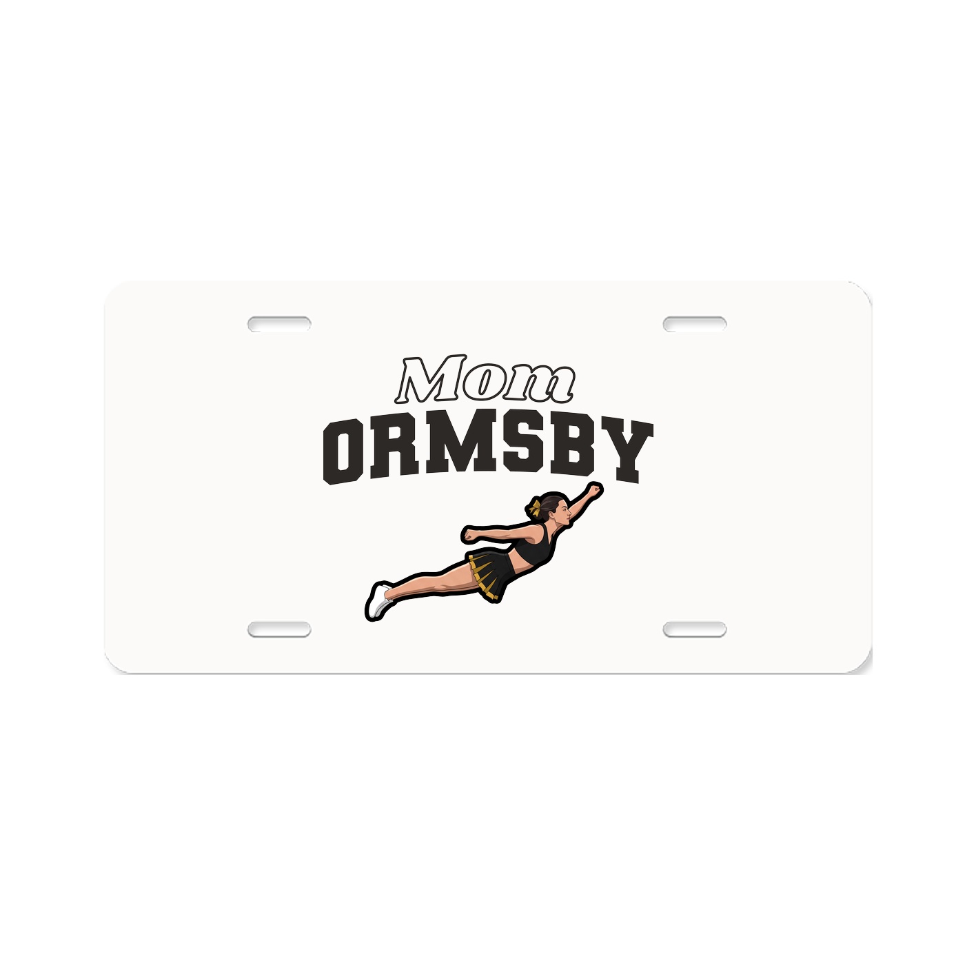 License Plate — Mothers Day Block in Classic