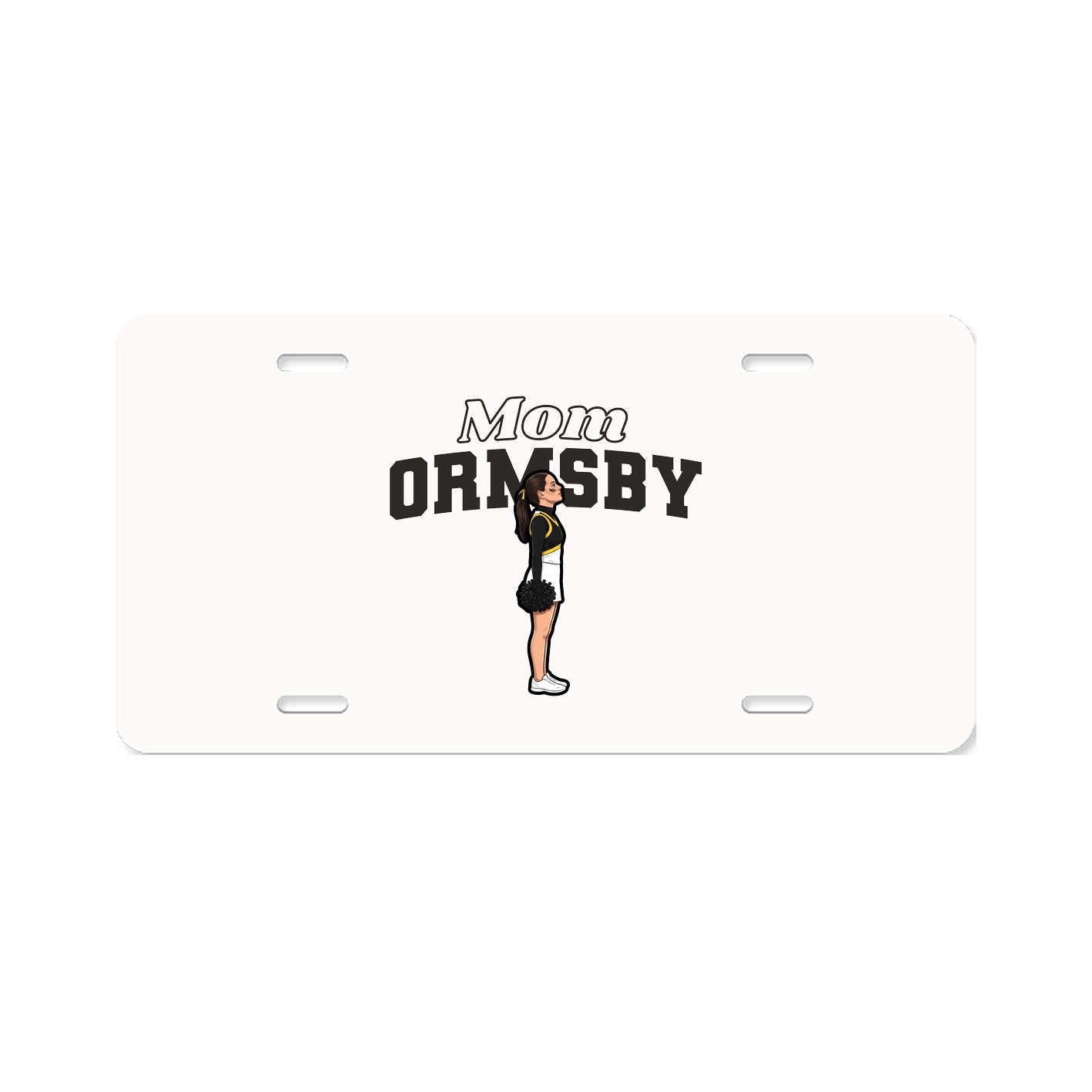 License Plate — Mothers Day Block in Classic