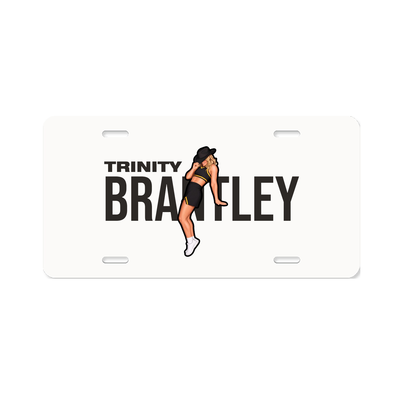 License Plate — Player Name in Classic