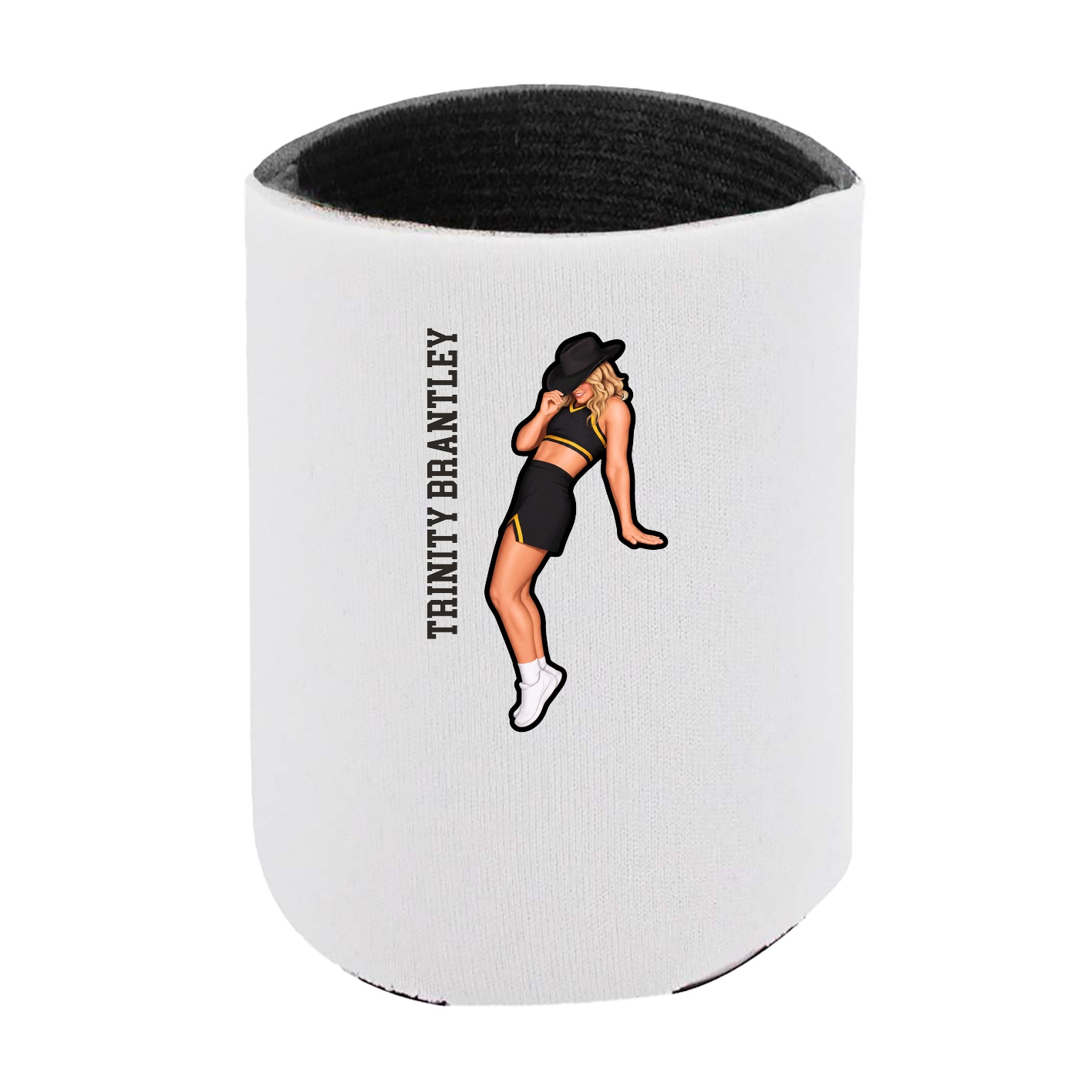 Can Holder — Name Vertical in White