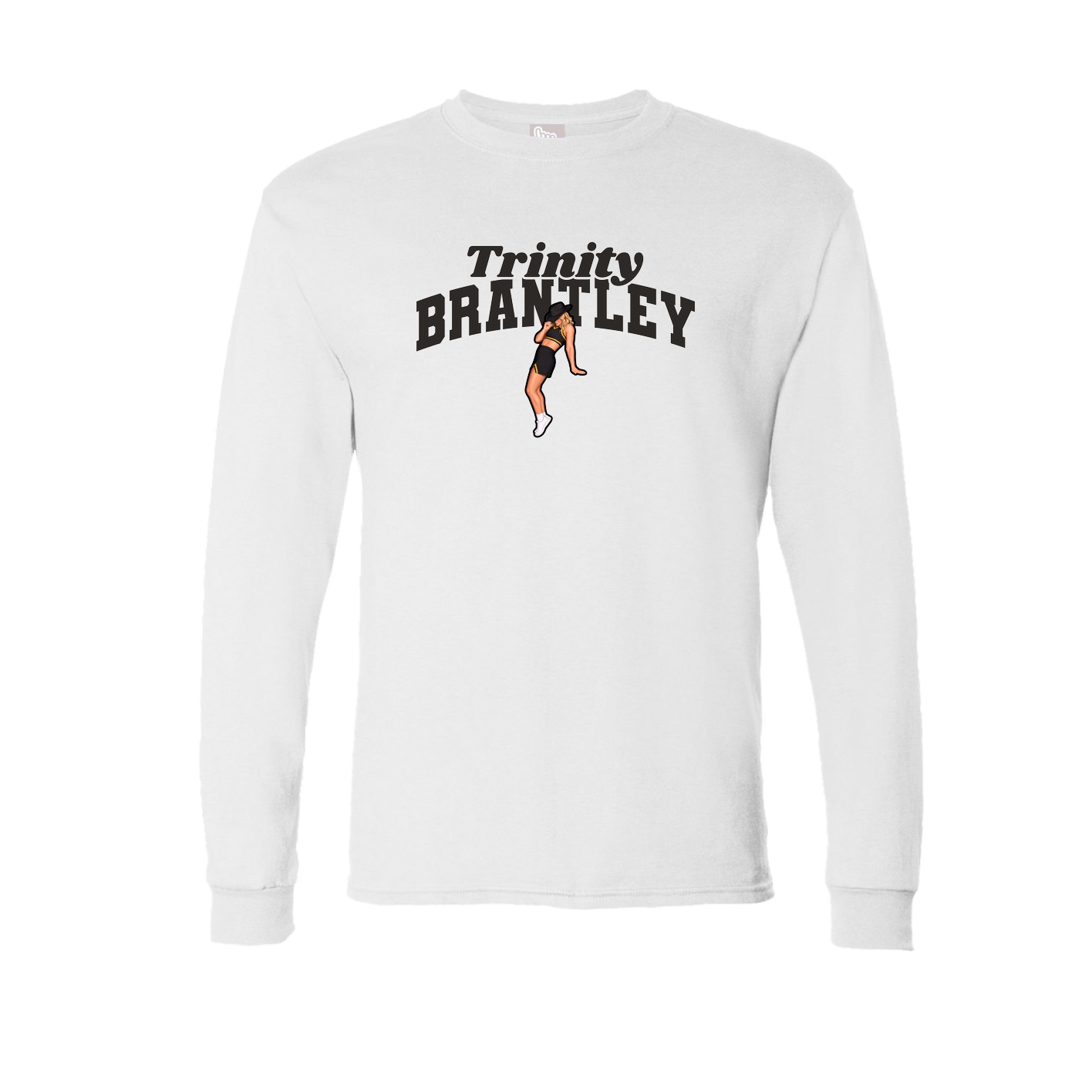 Long Sleeve Tee — Signature Arch in White