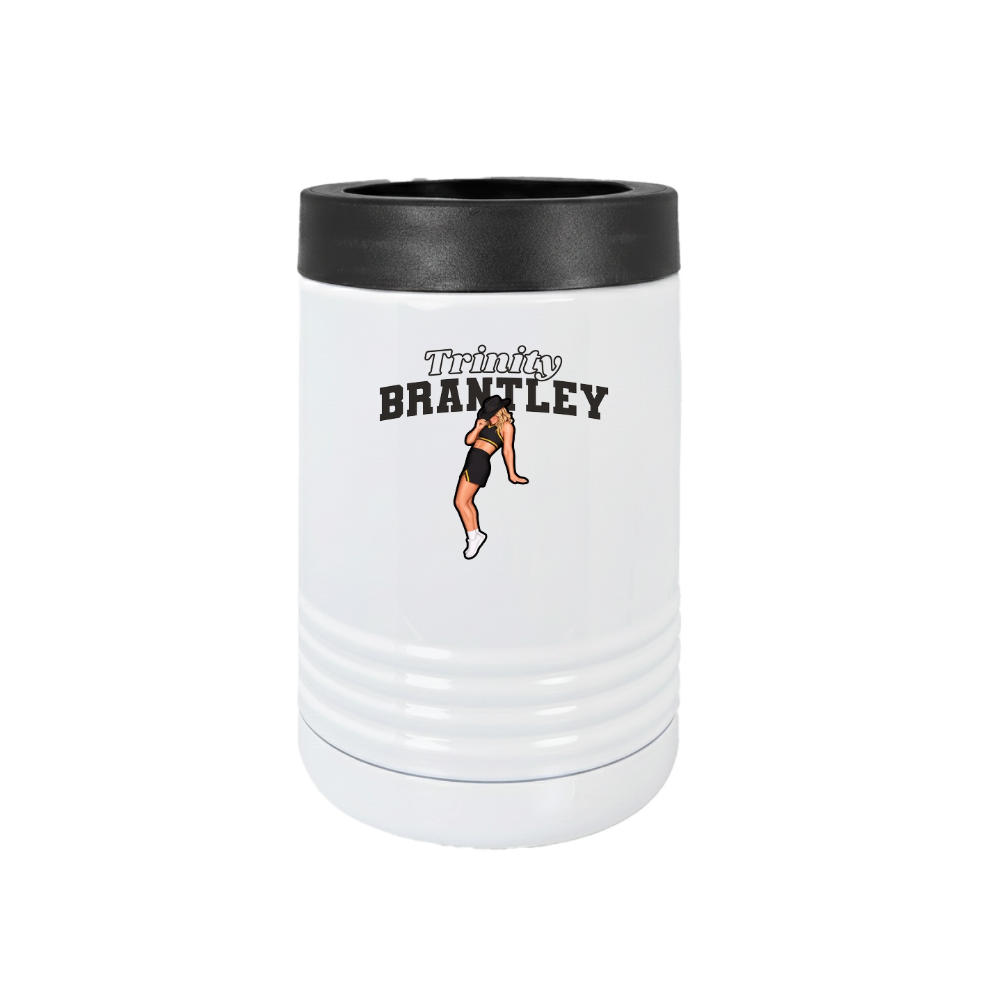 Beverage Holder — Name Arch in White