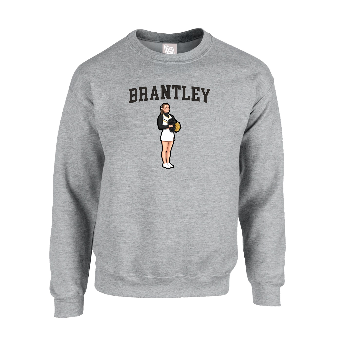 Fleece Crew — Shirsey in Grey