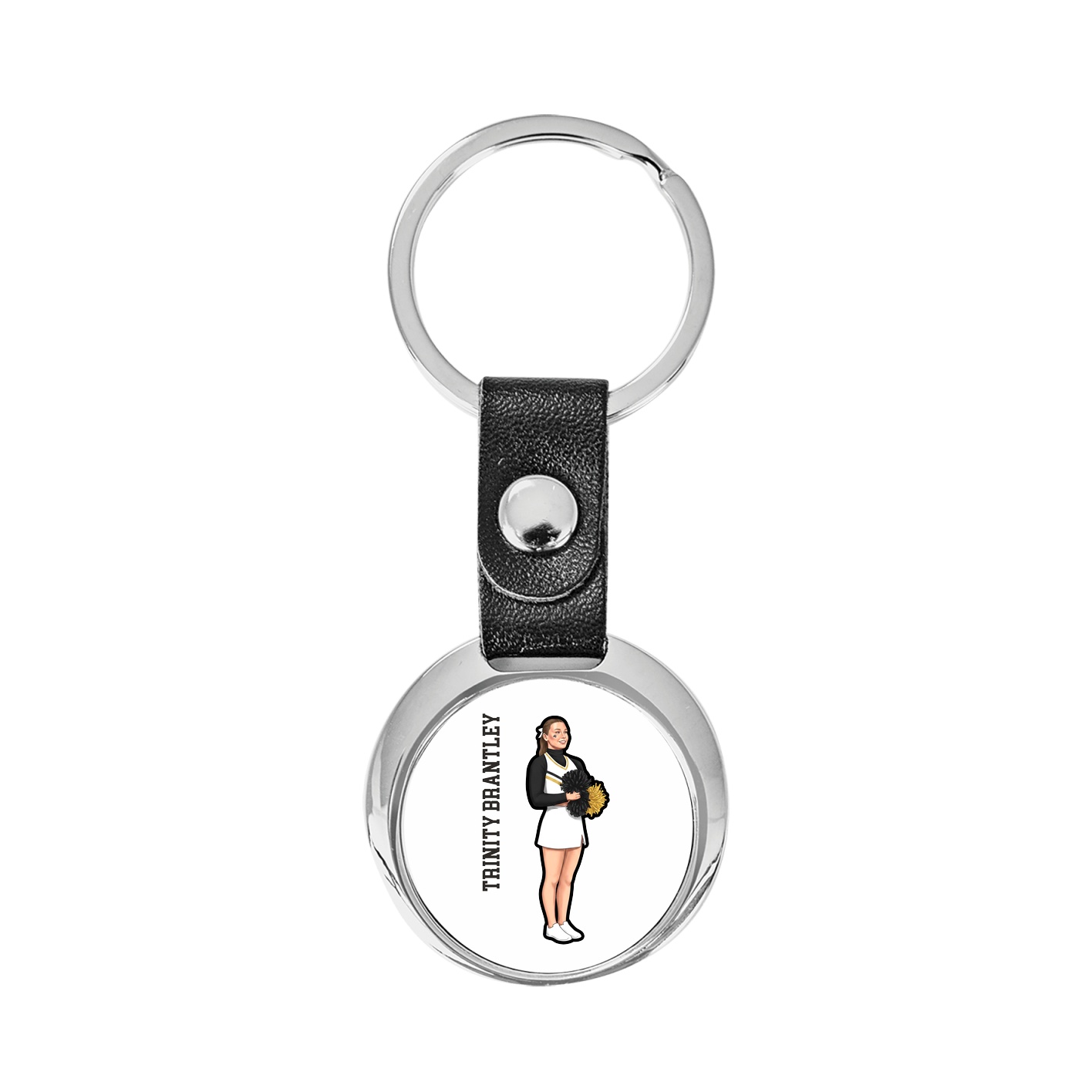 Key Chain — Name Vertical in Classic