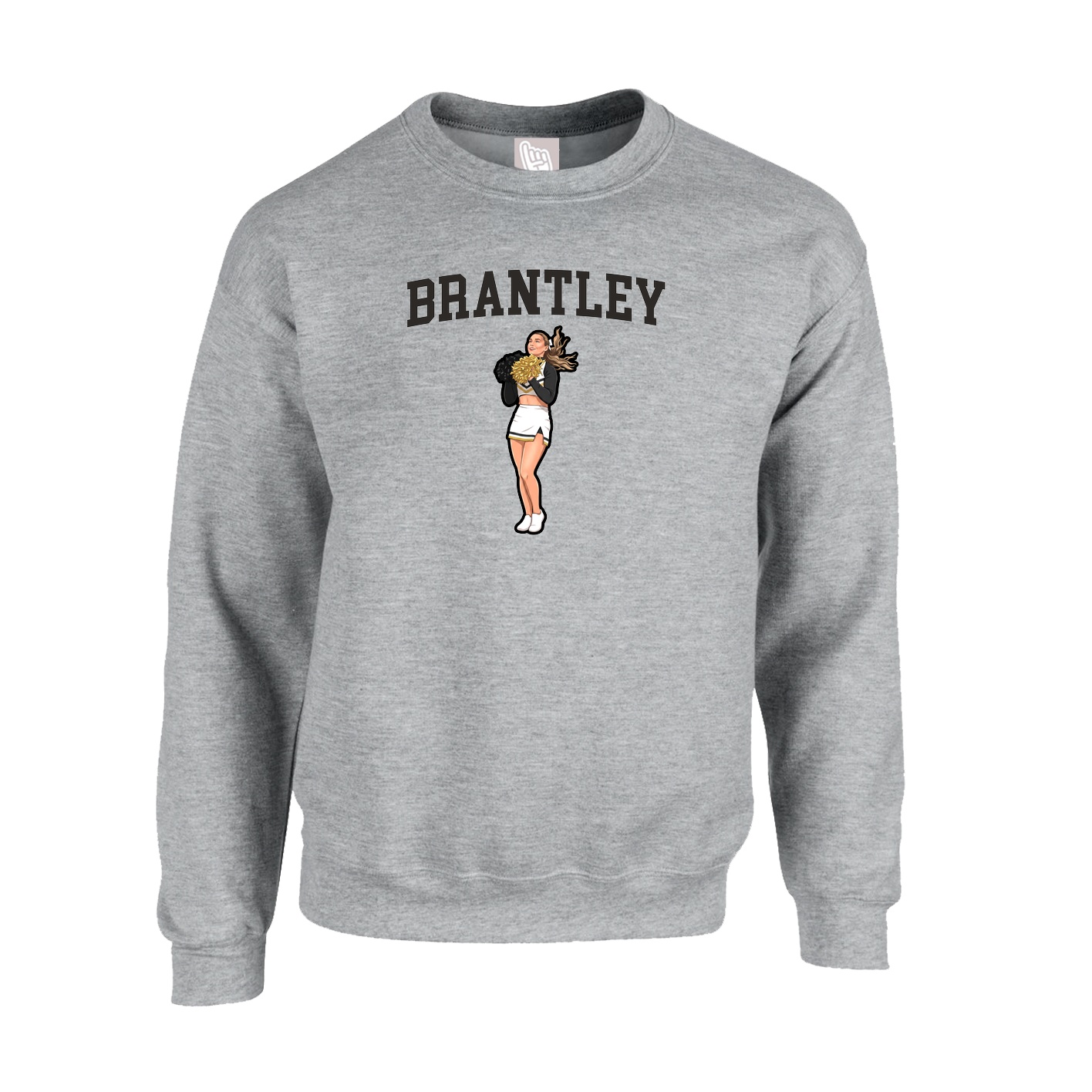 Fleece Crew — Shirsey in Grey