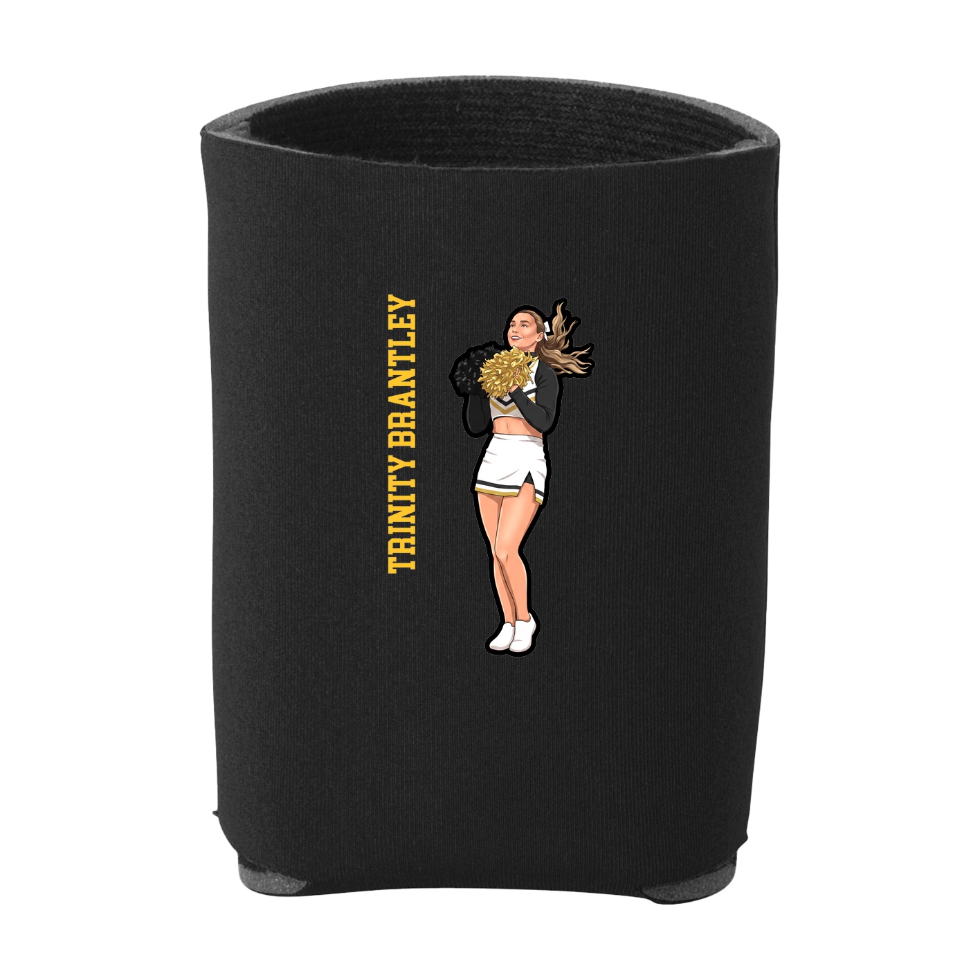 Can Holder — Name Vertical in Black