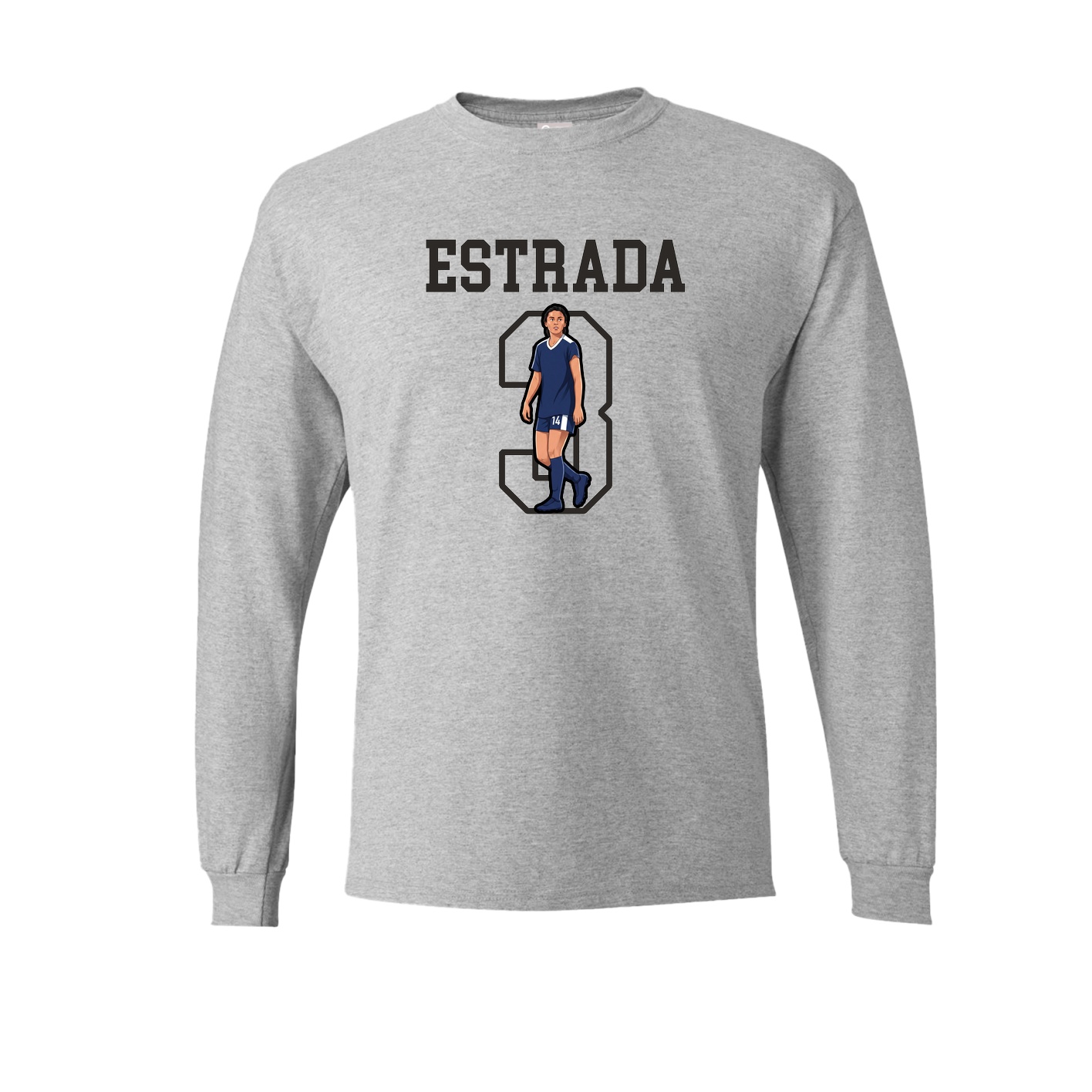 Long Sleeve Tee — Shirsey in Grey