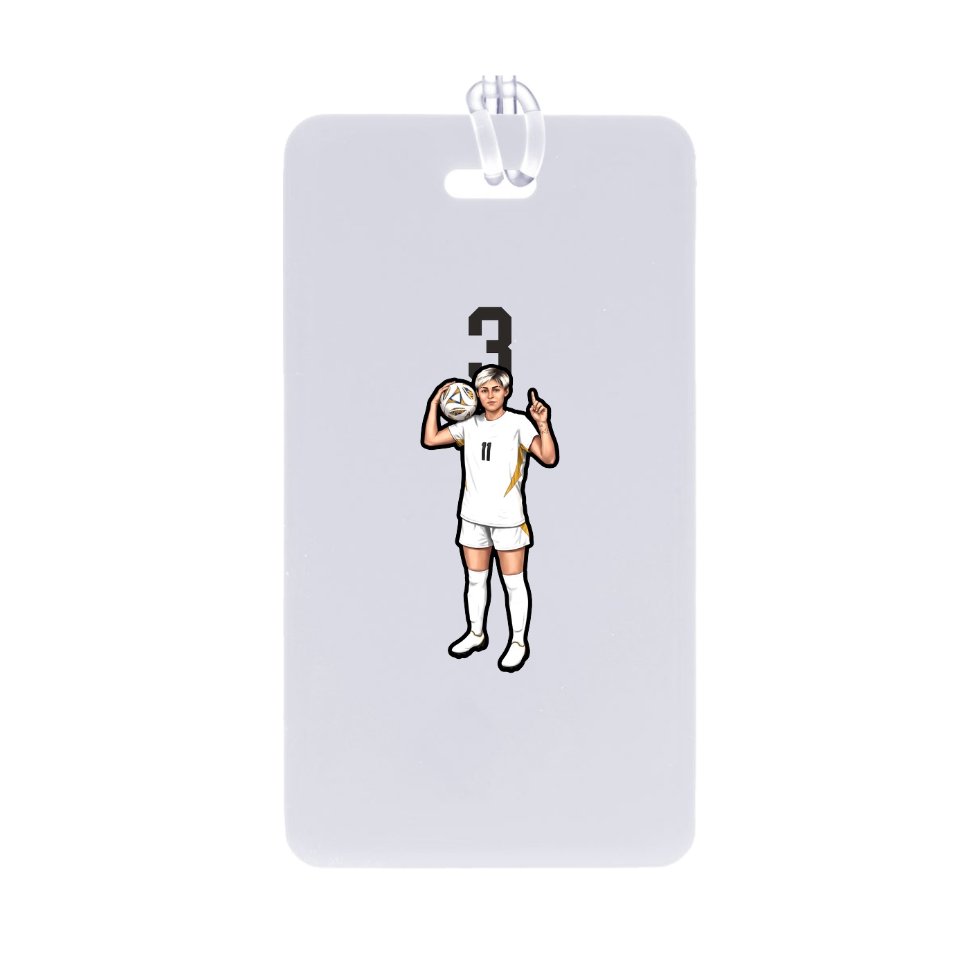 Bag Tag — Number Top in Classic