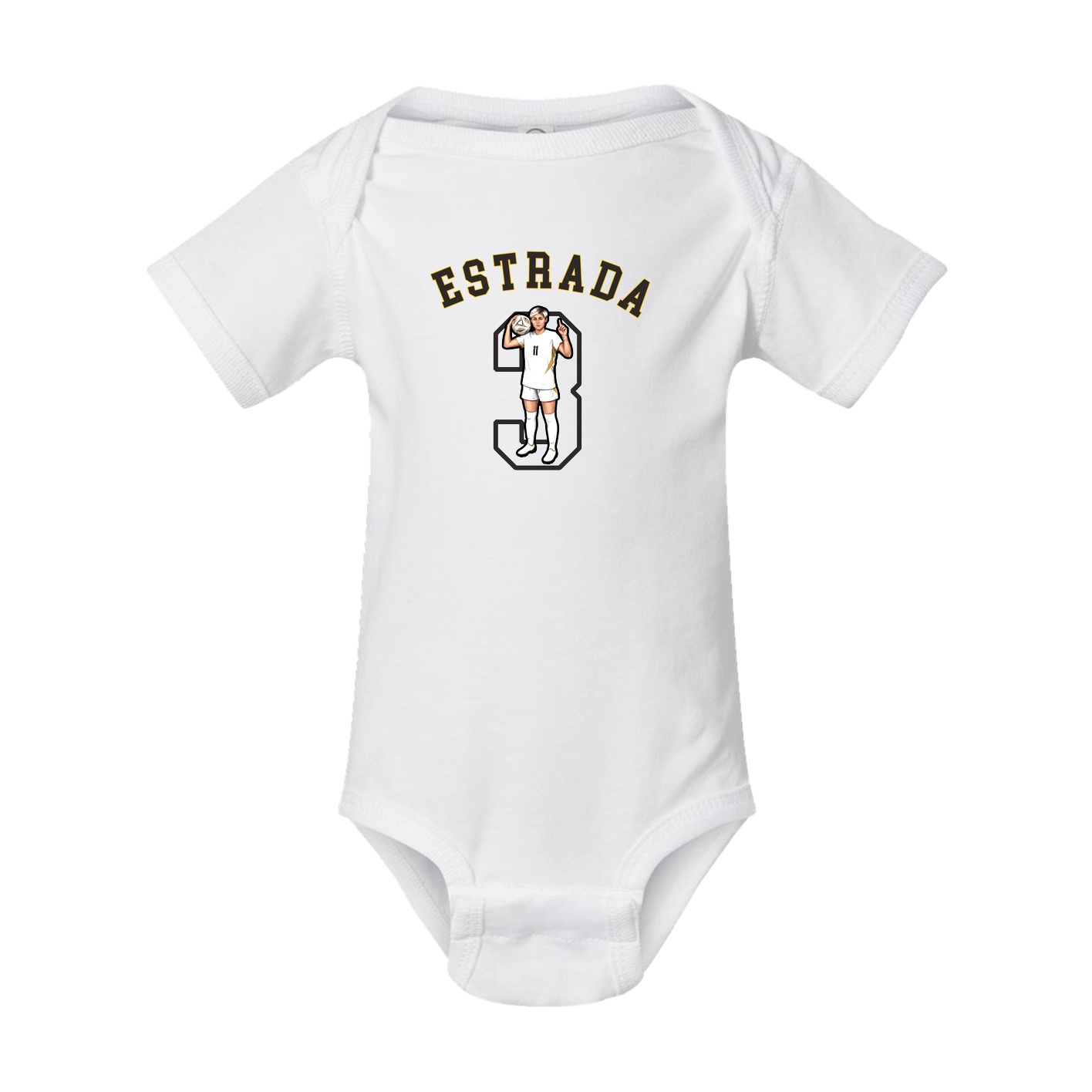 Baby Onesie — Shirsey Arch in White