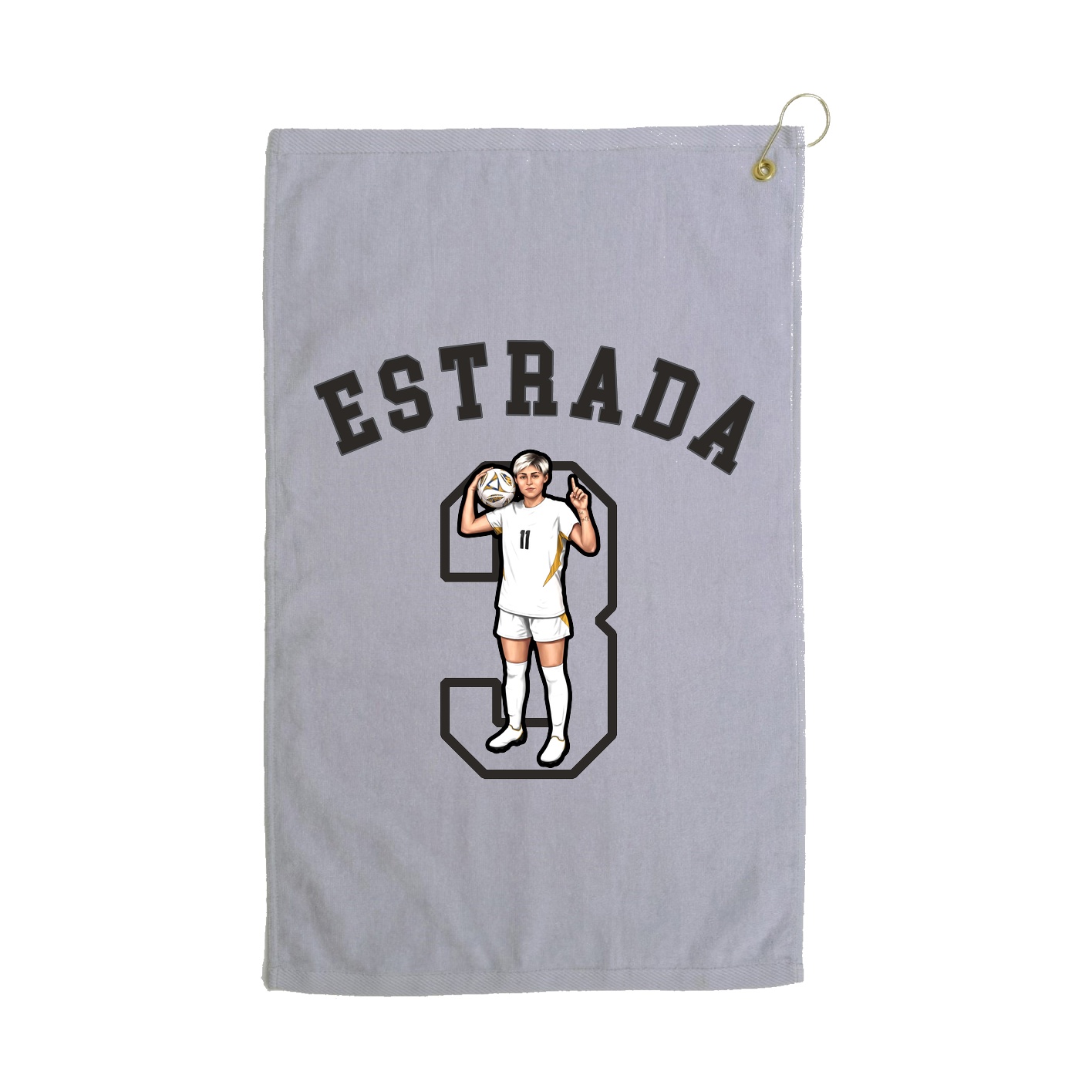 Golf Towel — Shirsey Arch in Grey