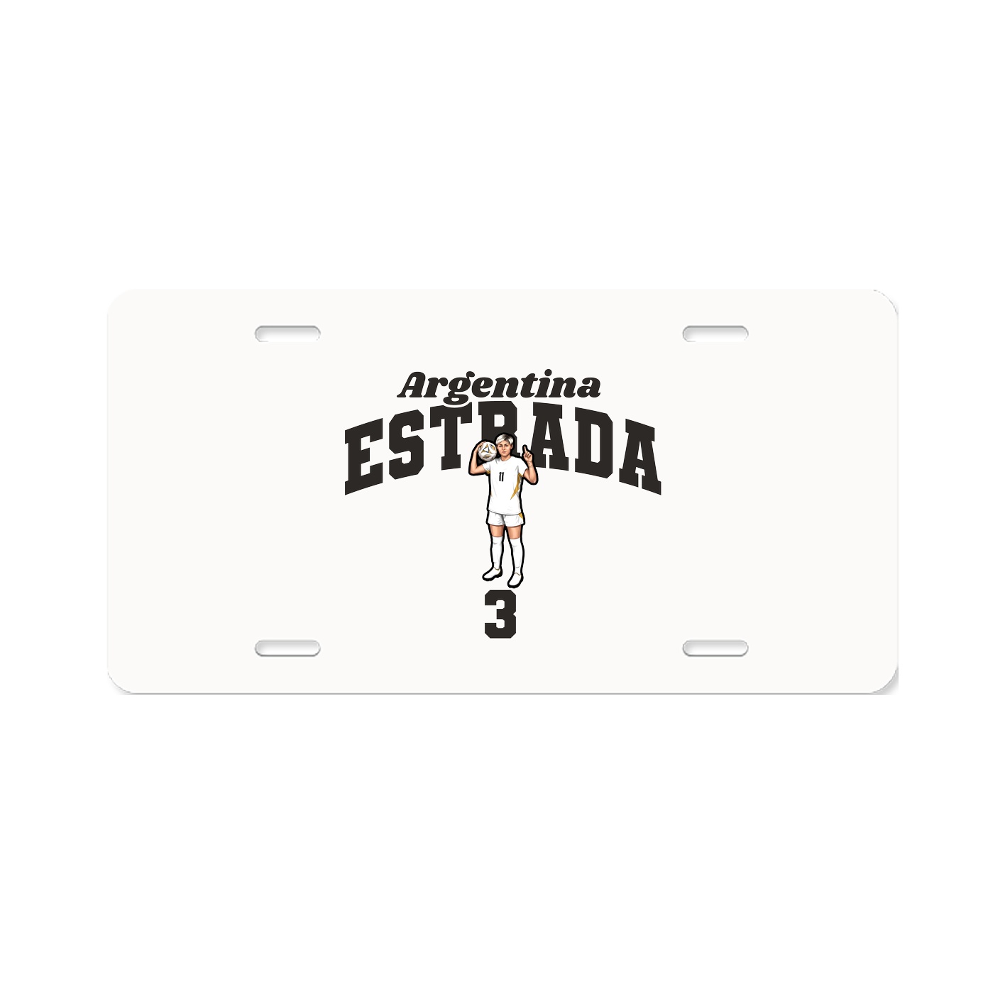 License Plate — Signature Arch in Classic