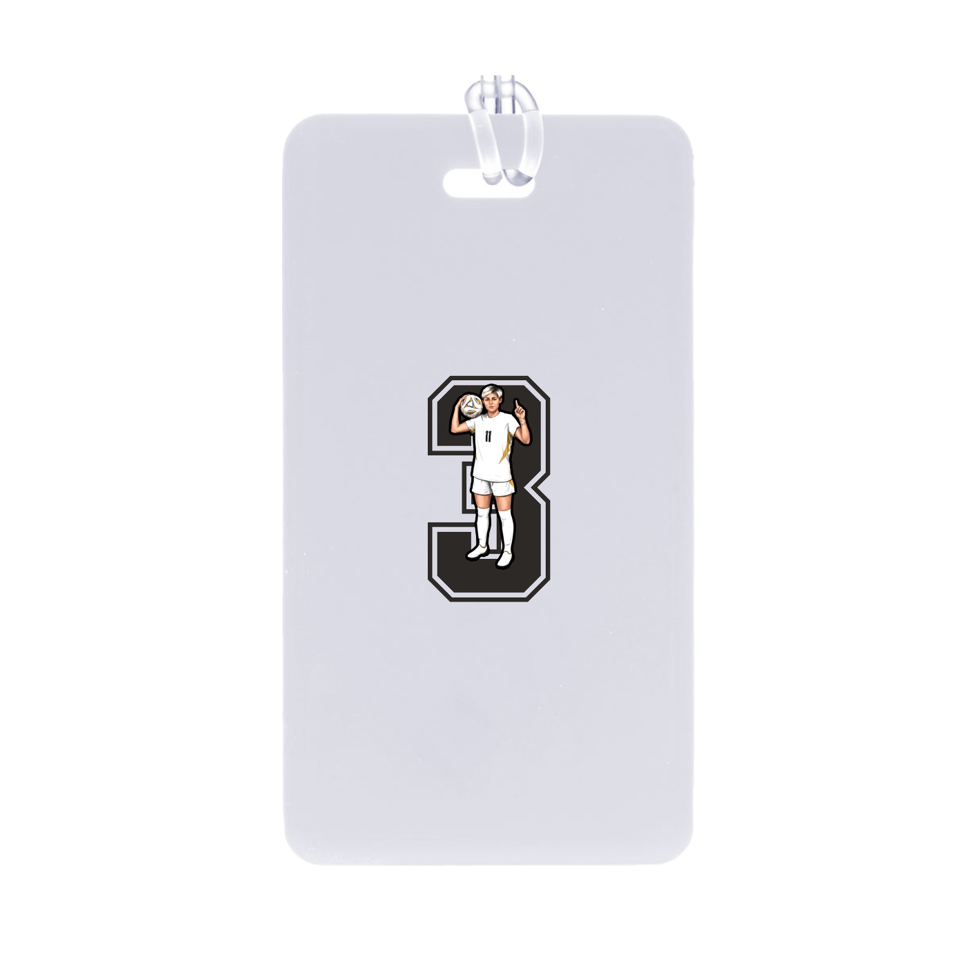 Bag Tag — Number in Classic