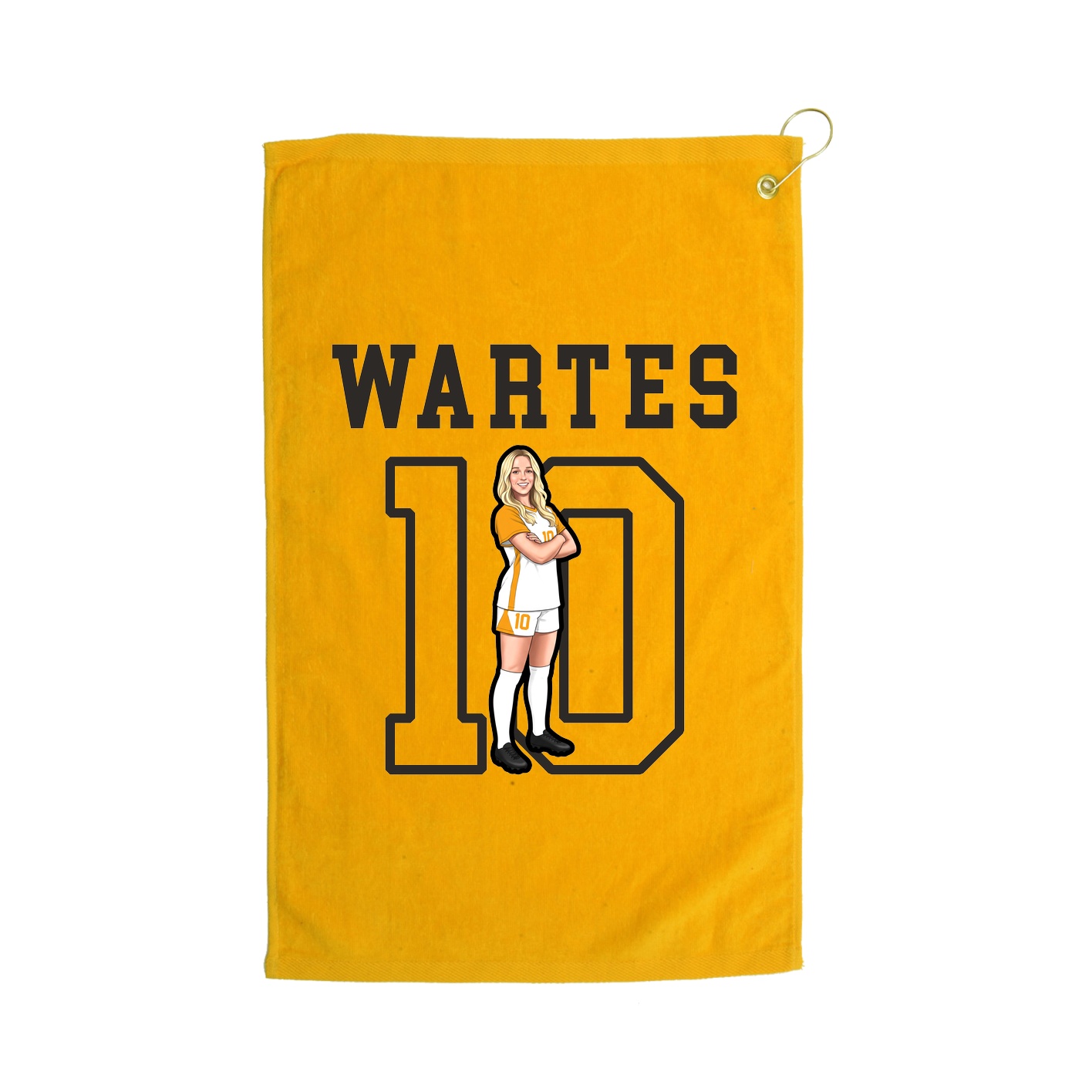Golf Towel — Shirsey in Gold