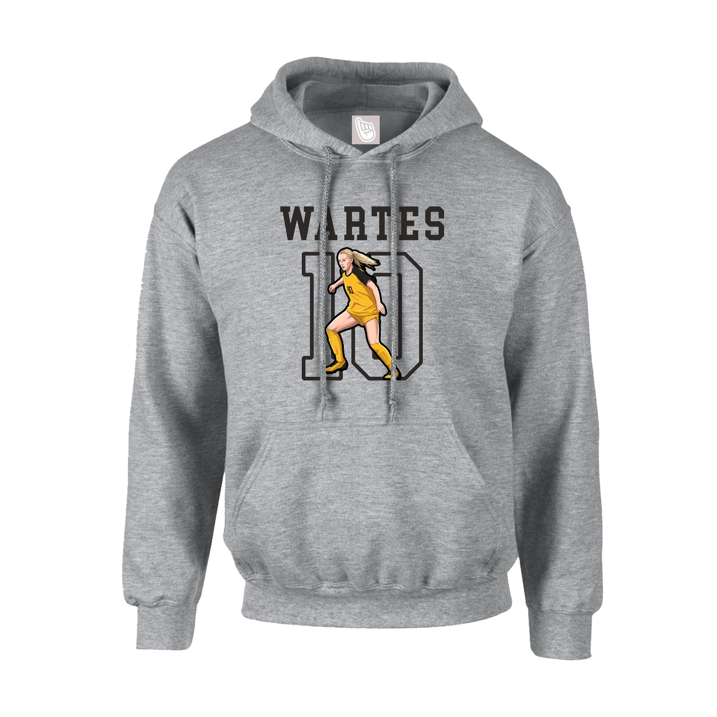 Hoodie — Shirsey in Grey