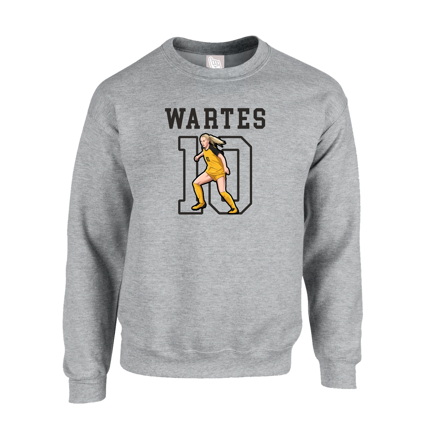 Fleece Crew — Shirsey in Grey