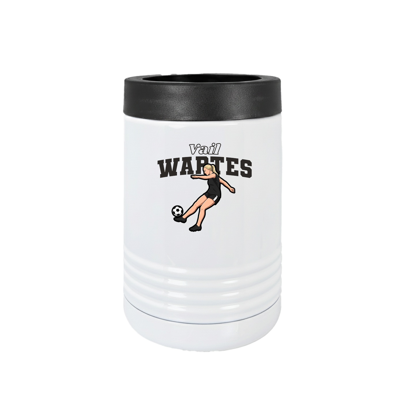 Beverage Holder — Name Arch in White