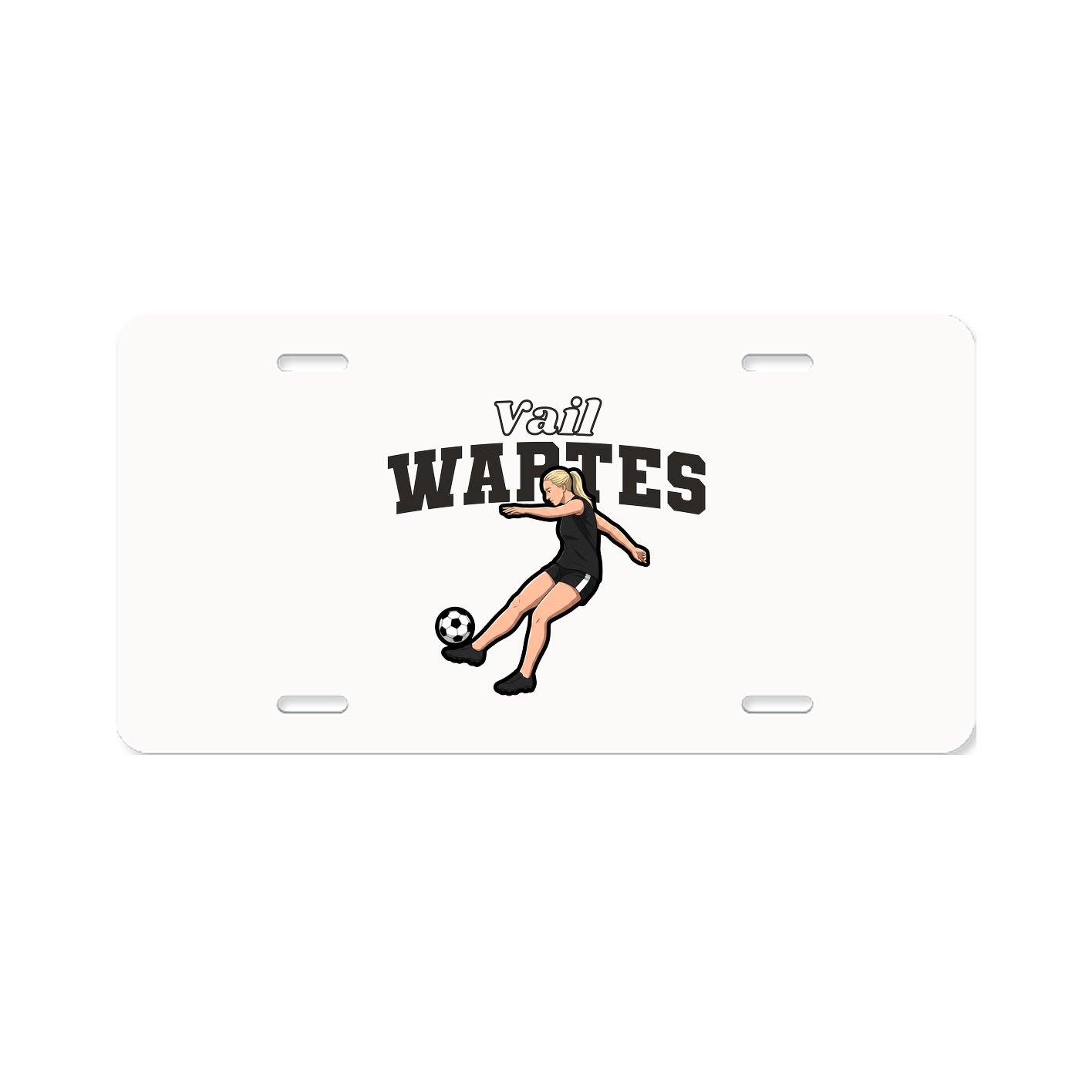 License Plate — Name Arch in Classic
