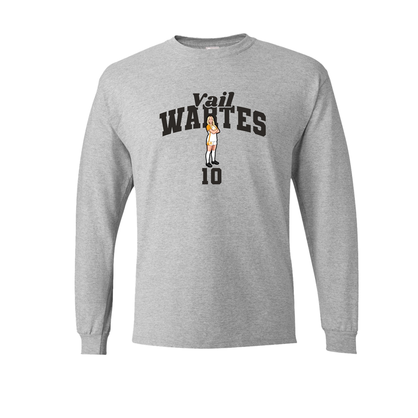 Long Sleeve Tee — Signature Arch in Grey