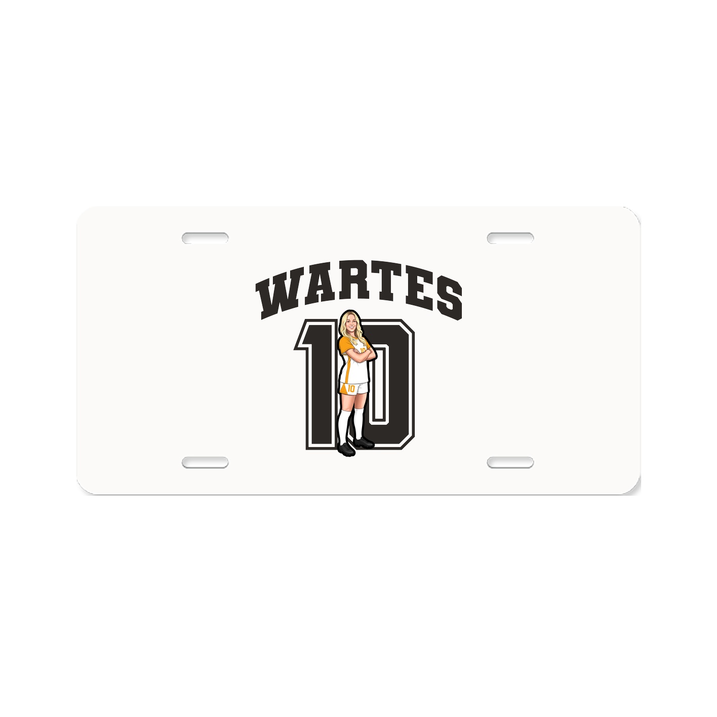 License Plate — Number in Classic