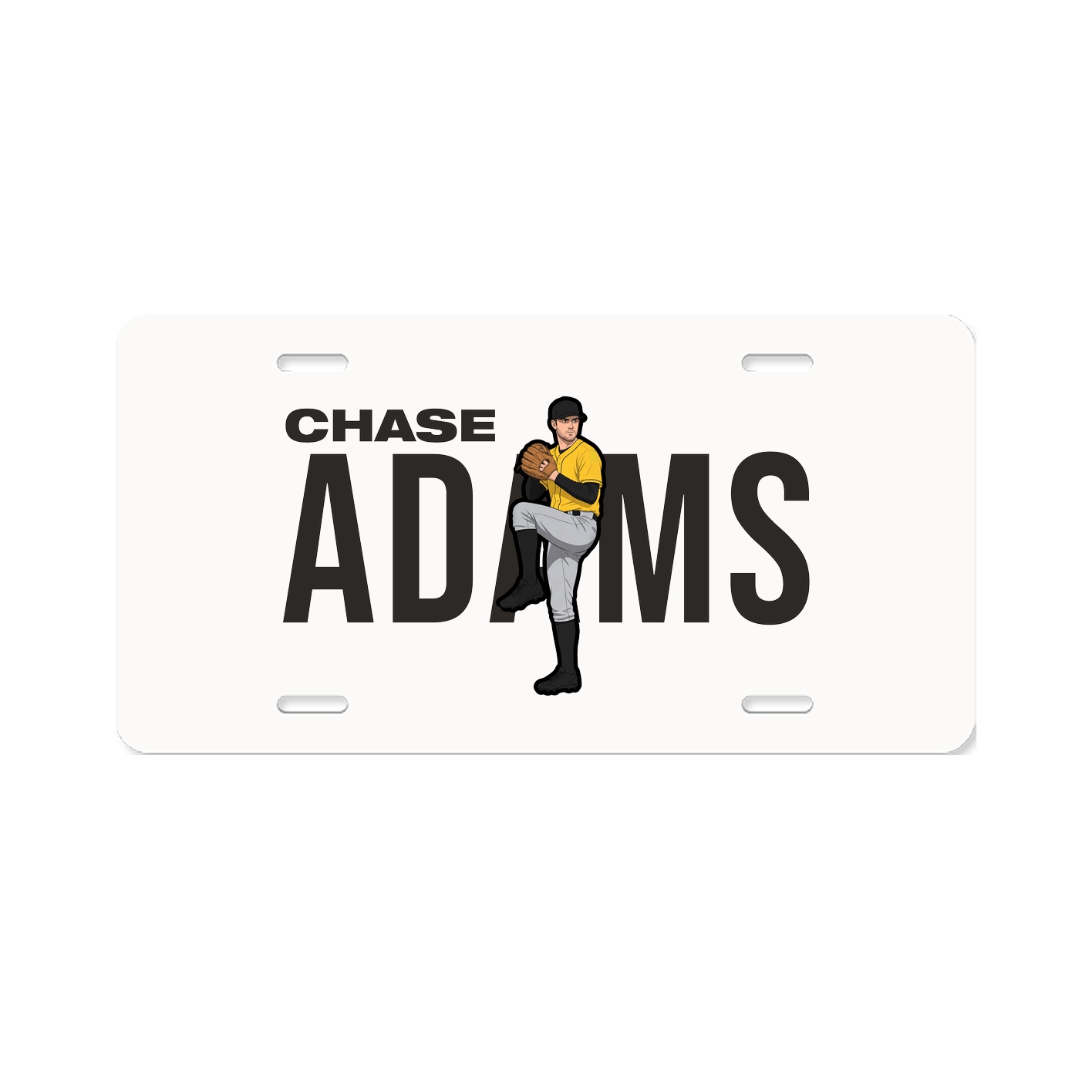 License Plate — Player Name in Classic