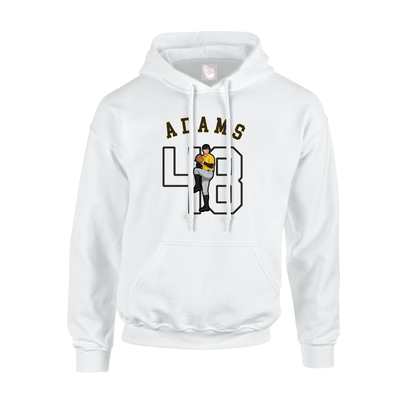 Hoodie — Shirsey Arch in White