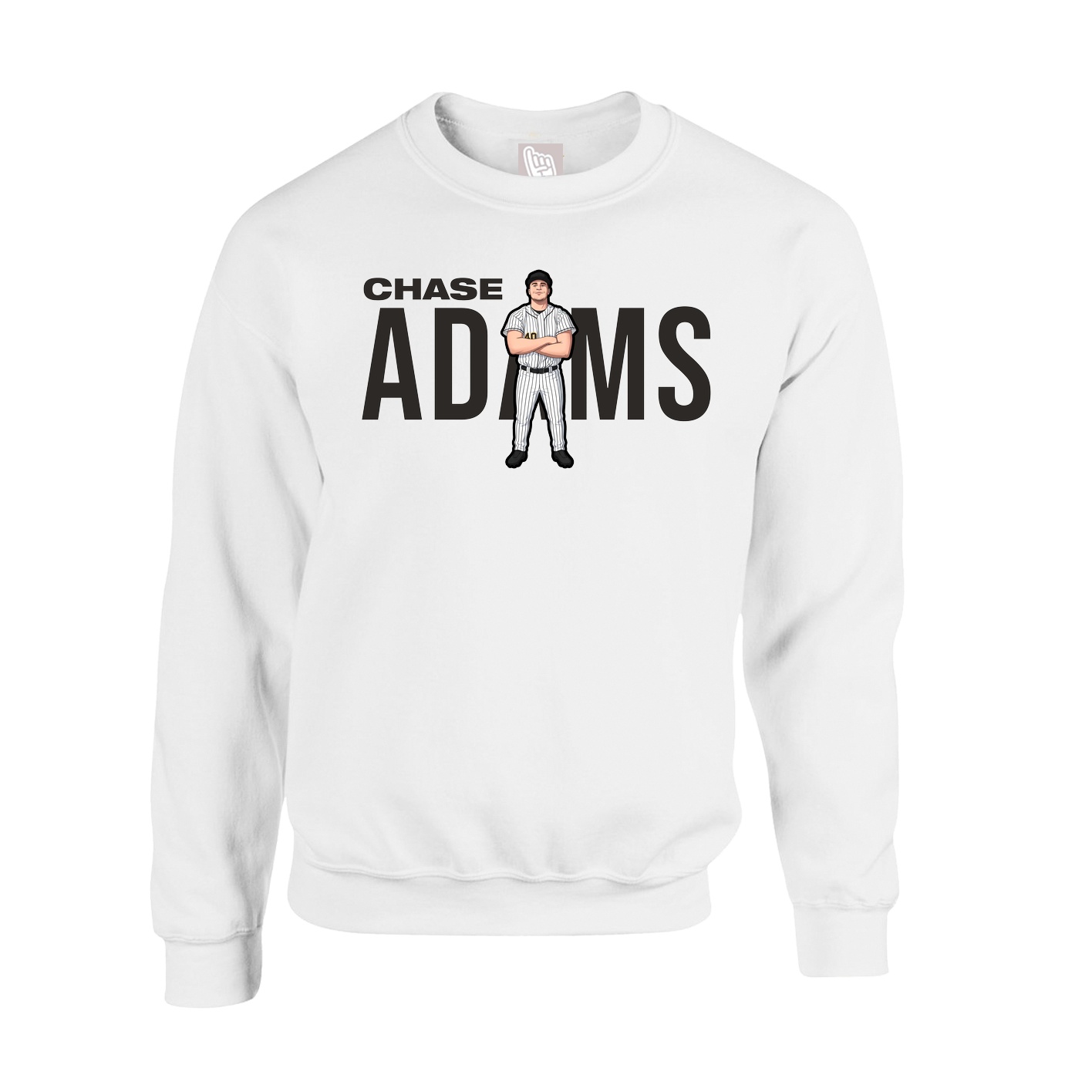 Fleece Crew — Player Name in White