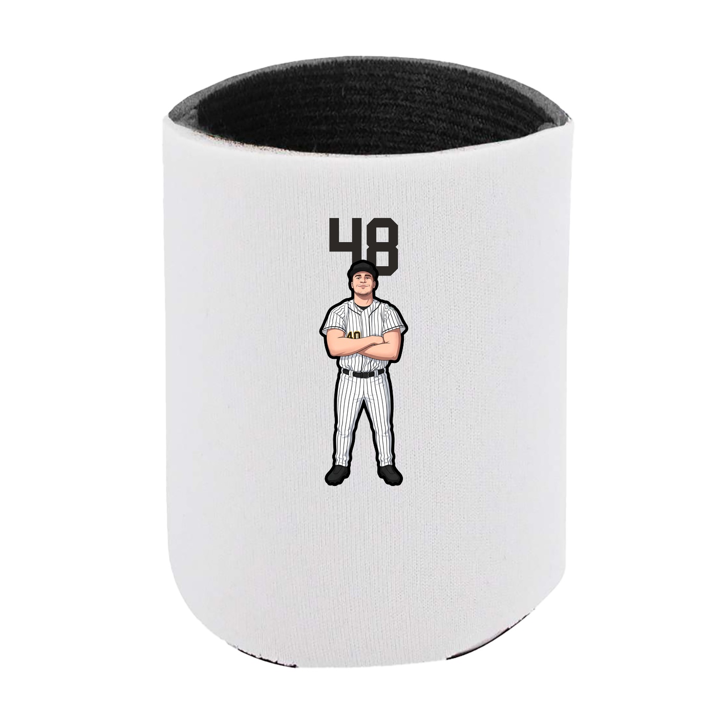 Can Holder — Number Top in White