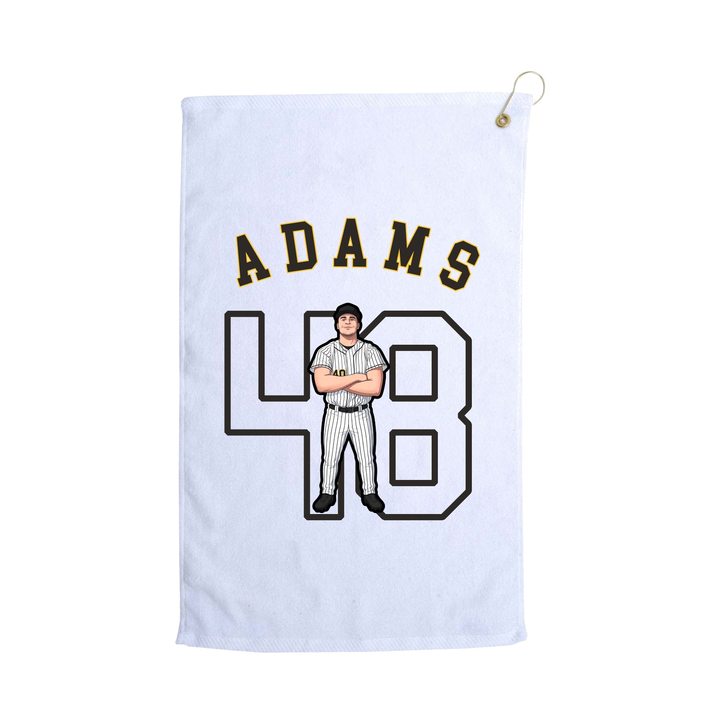 Golf Towel — Shirsey Arch in White