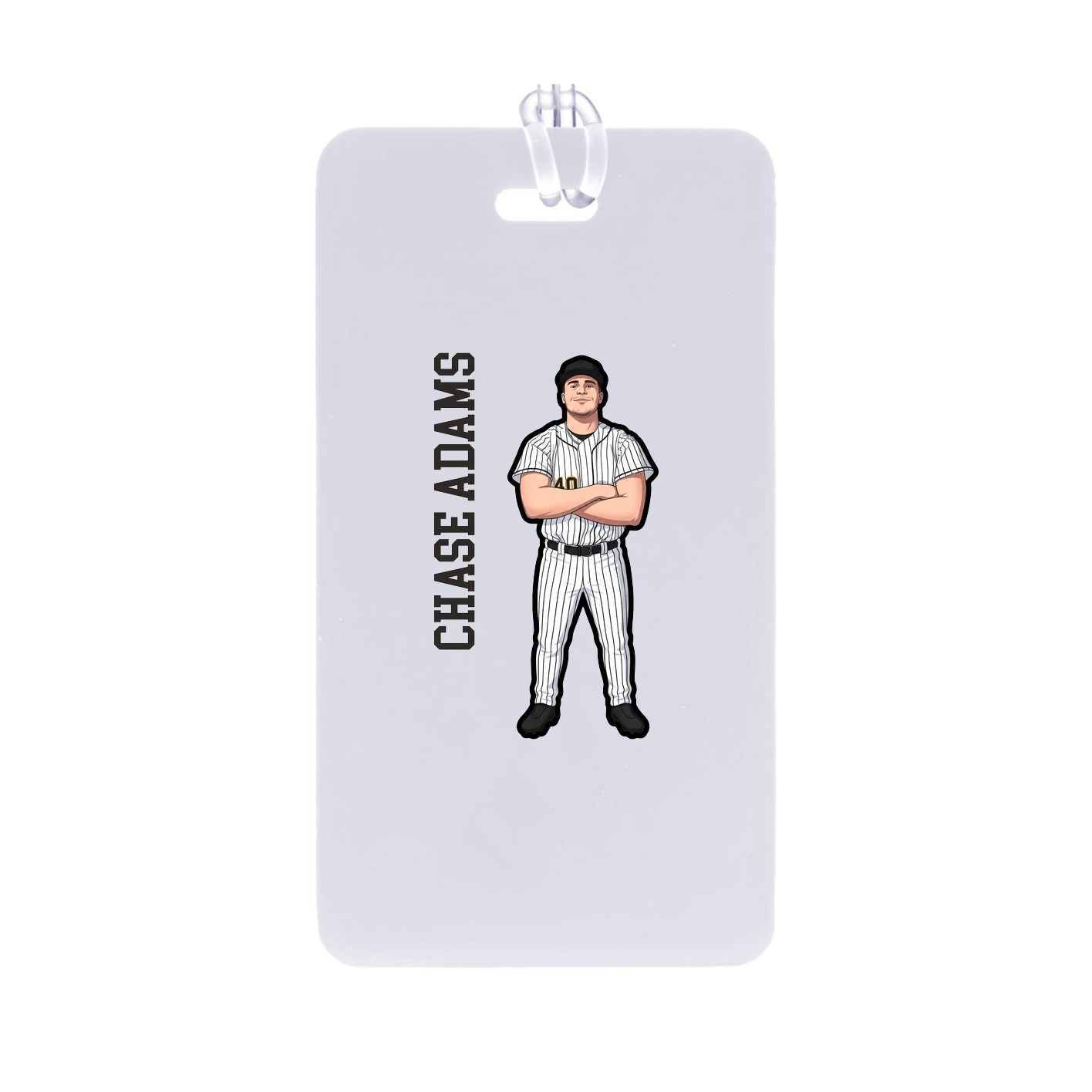 Bag Tag — Name Vertical in Classic
