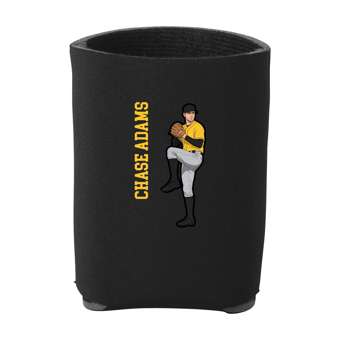 Can Holder — Name Vertical in Black