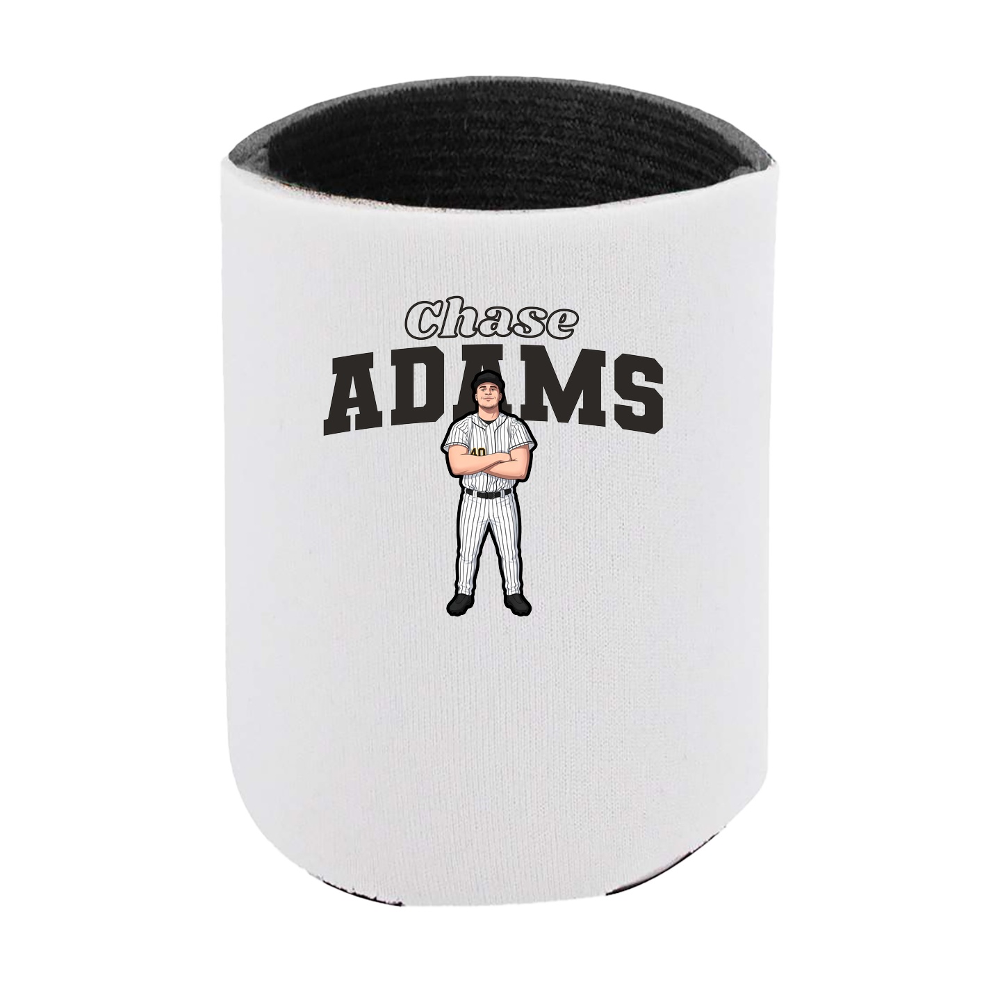 Can Holder — Name Arch in White
