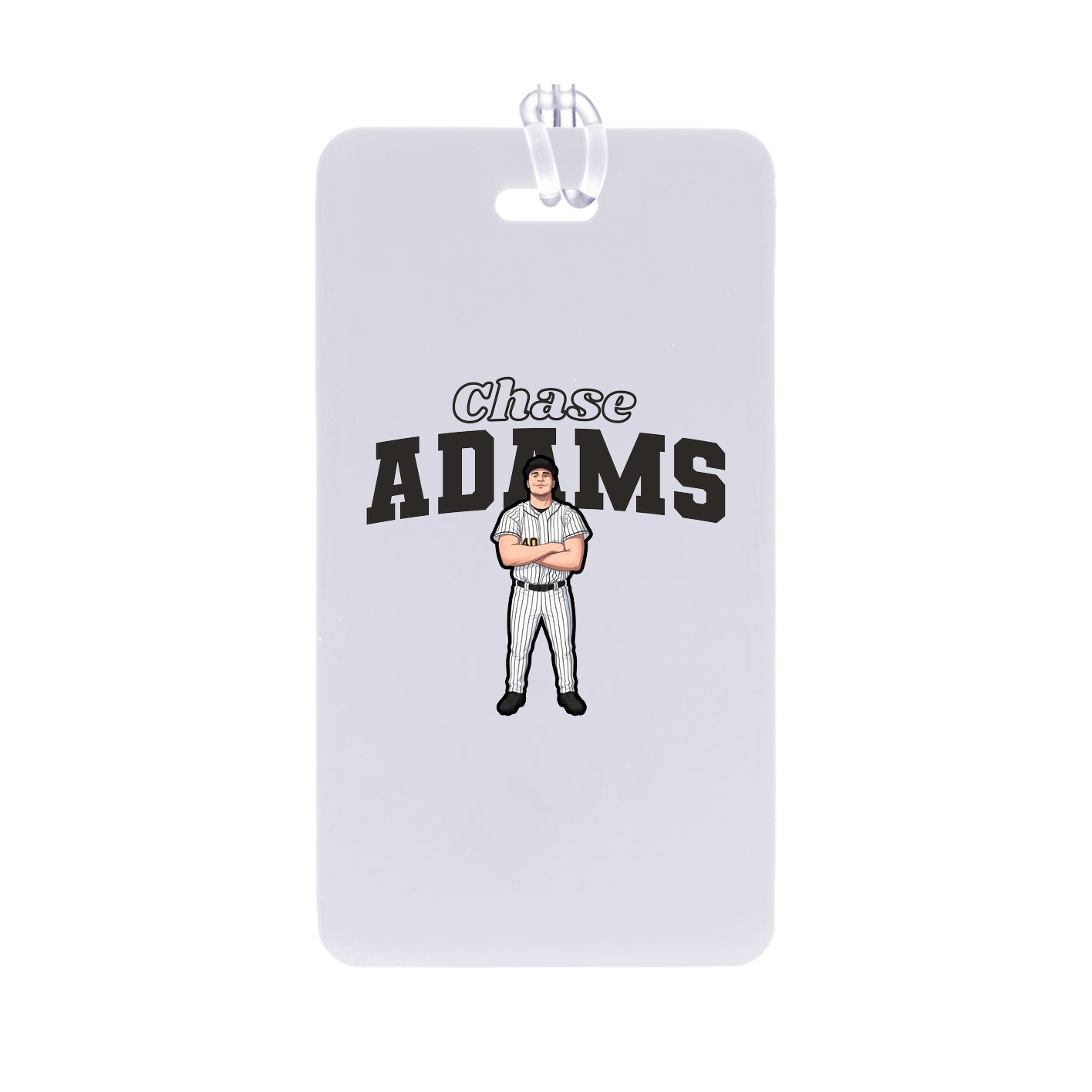 Bag Tag — Name Arch in Classic