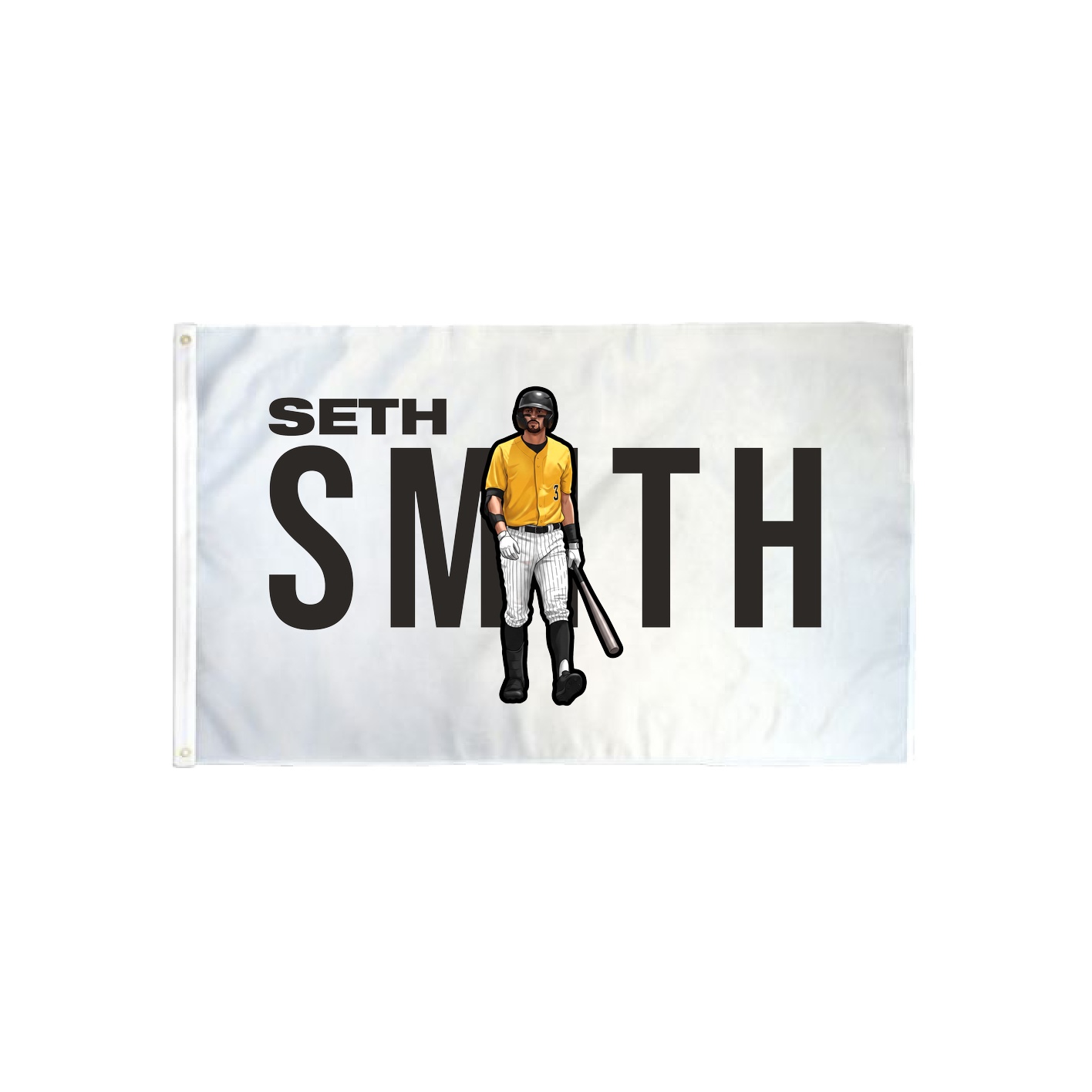 3x5 Flag — Player Name in Classic