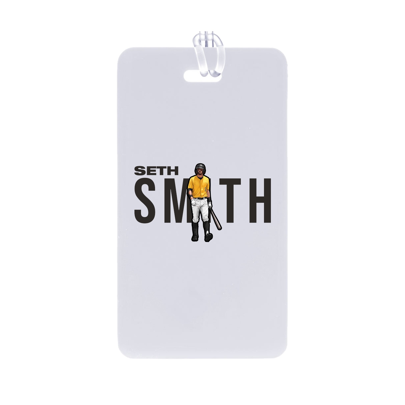 Bag Tag — Player Name in Classic