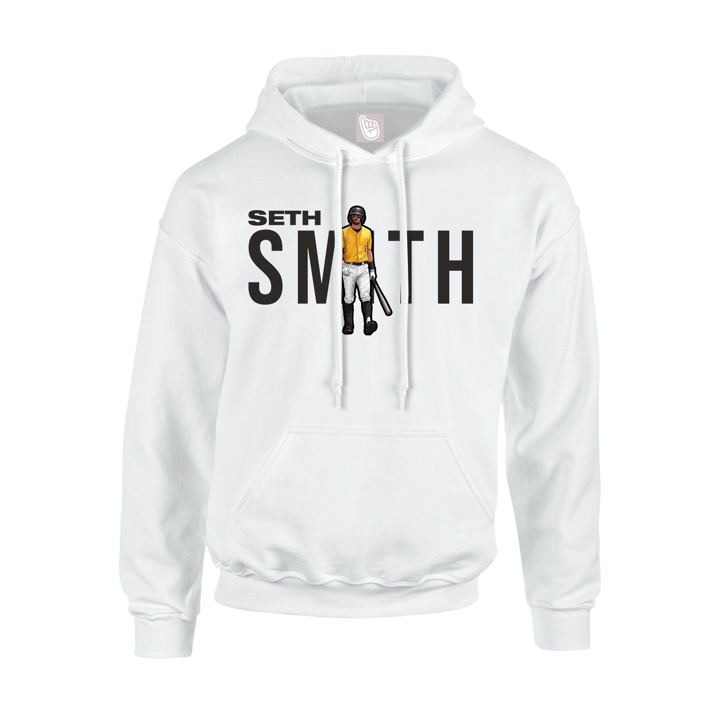 Hoodie — Player Name in White