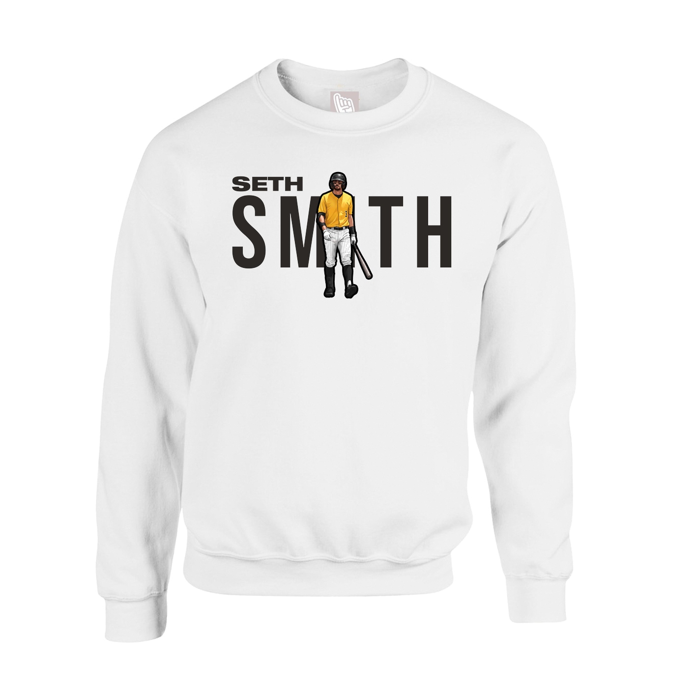 Fleece Crew — Player Name in White