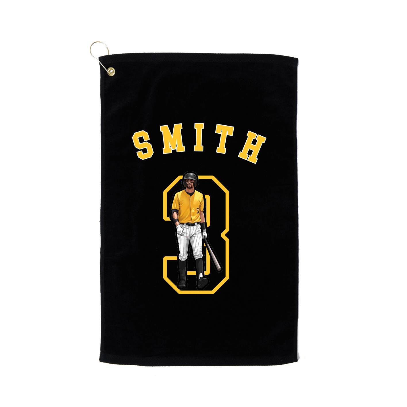 Golf Towel — Shirsey Arch in Black