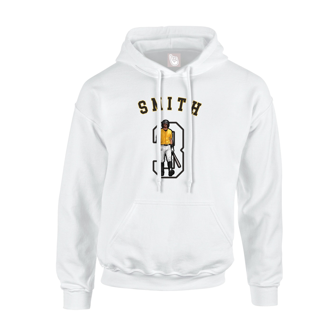 Hoodie — Shirsey Arch in White