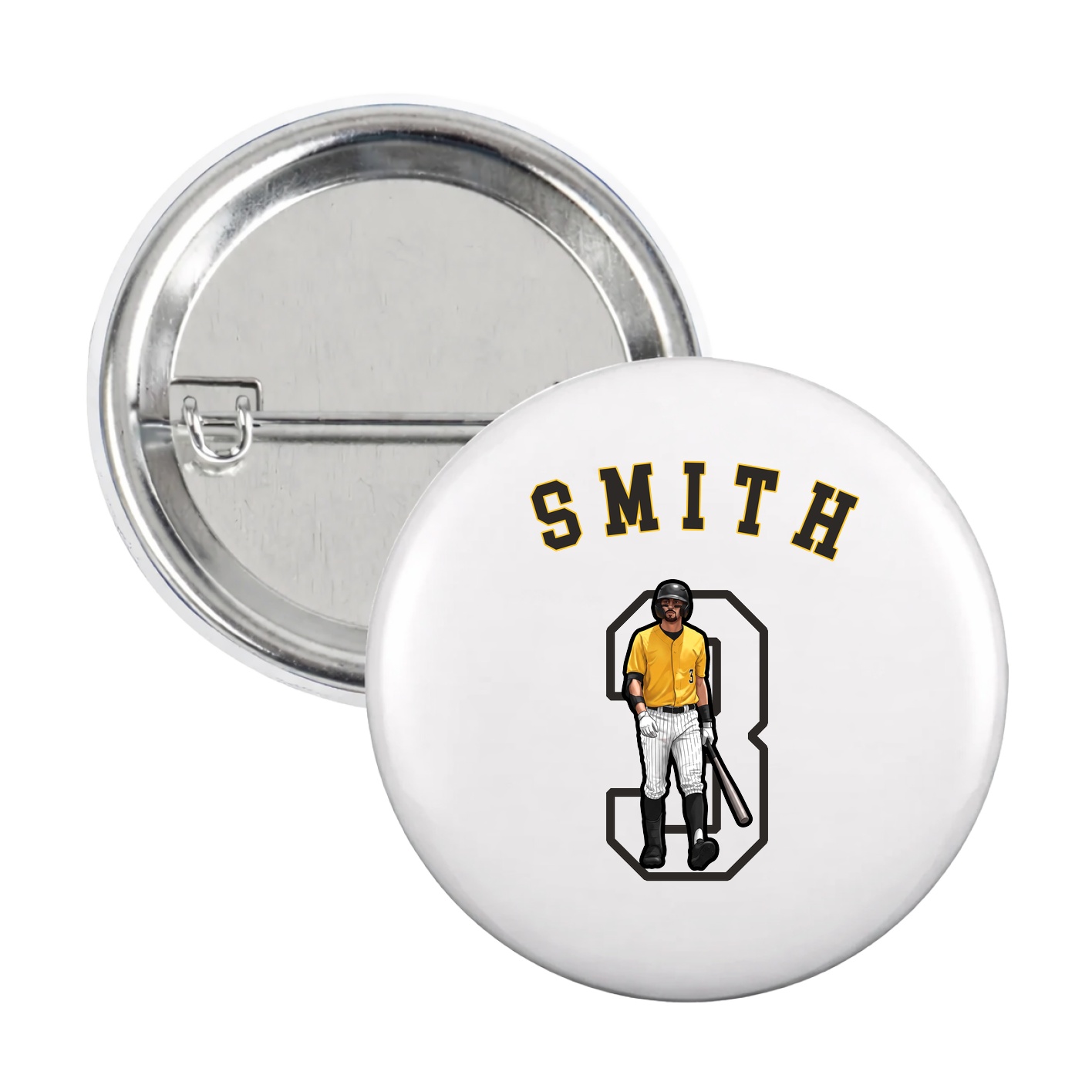 Game Day Button — Shirsey Arch in White