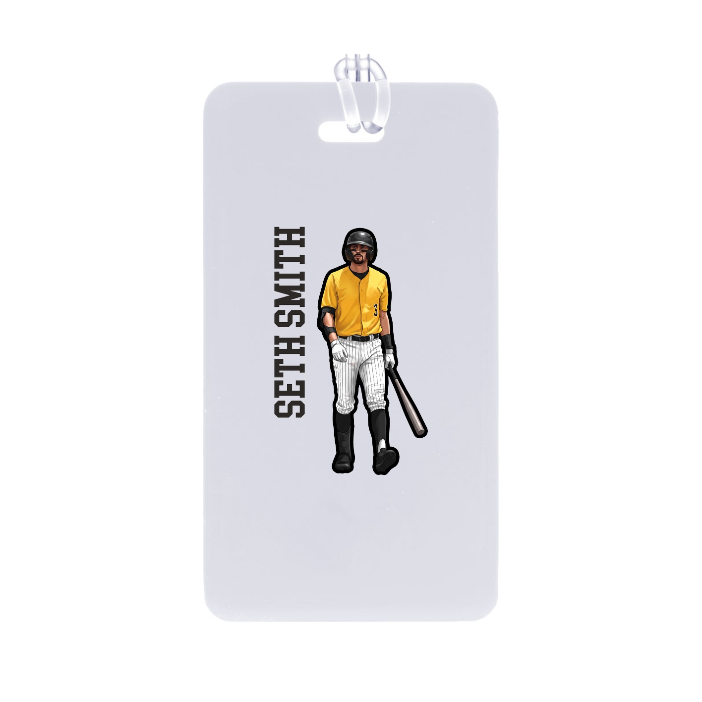 Bag Tag — Name Vertical in Classic