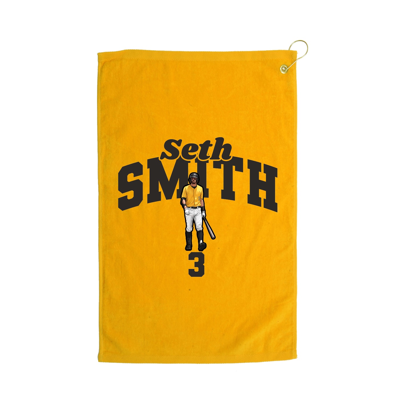 Golf Towel — Signature Arch in Gold