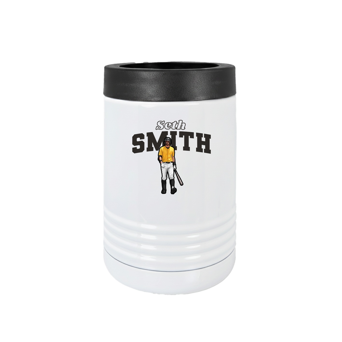 Beverage Holder — Name Arch in White