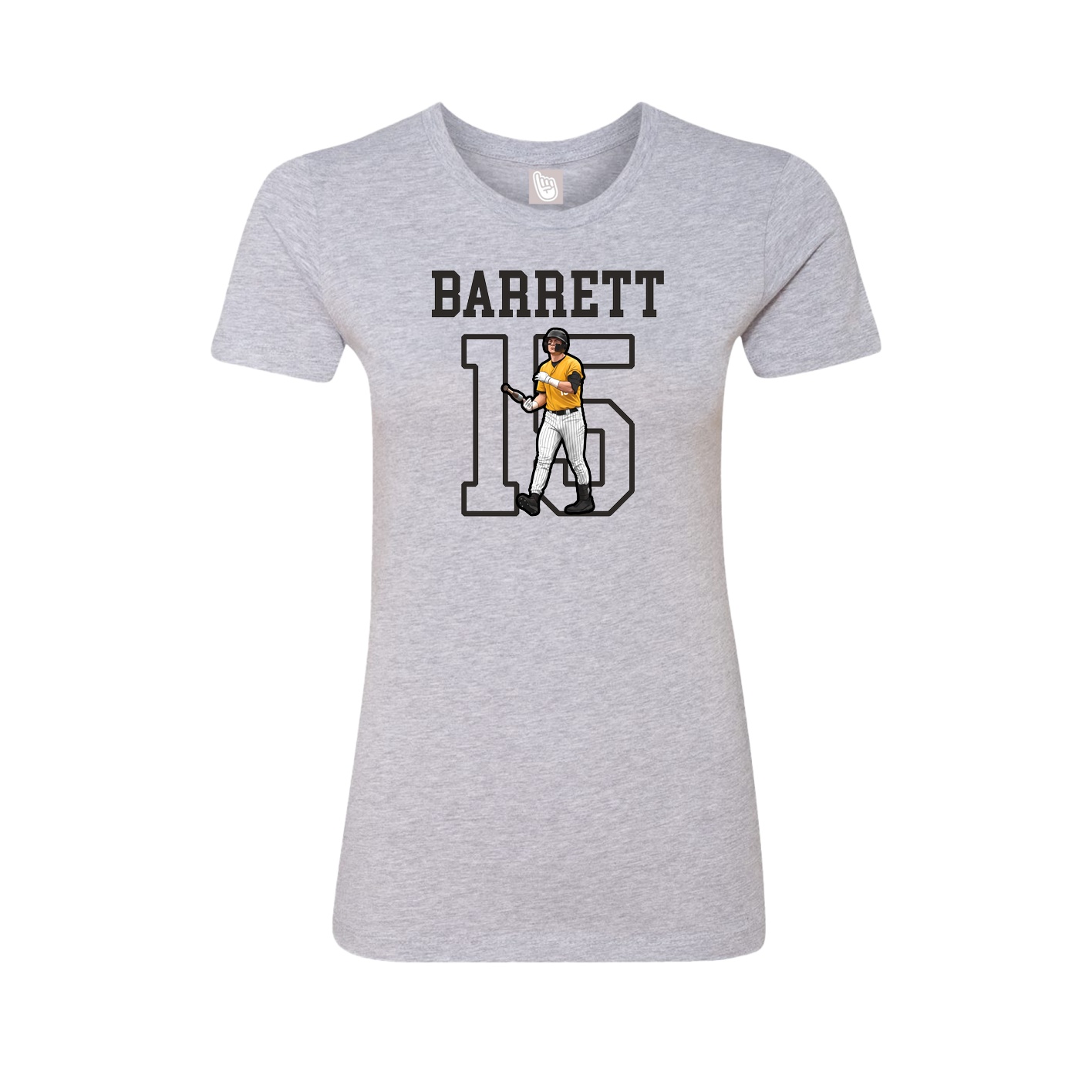 Fitted Women's Tee — Shirsey in Grey