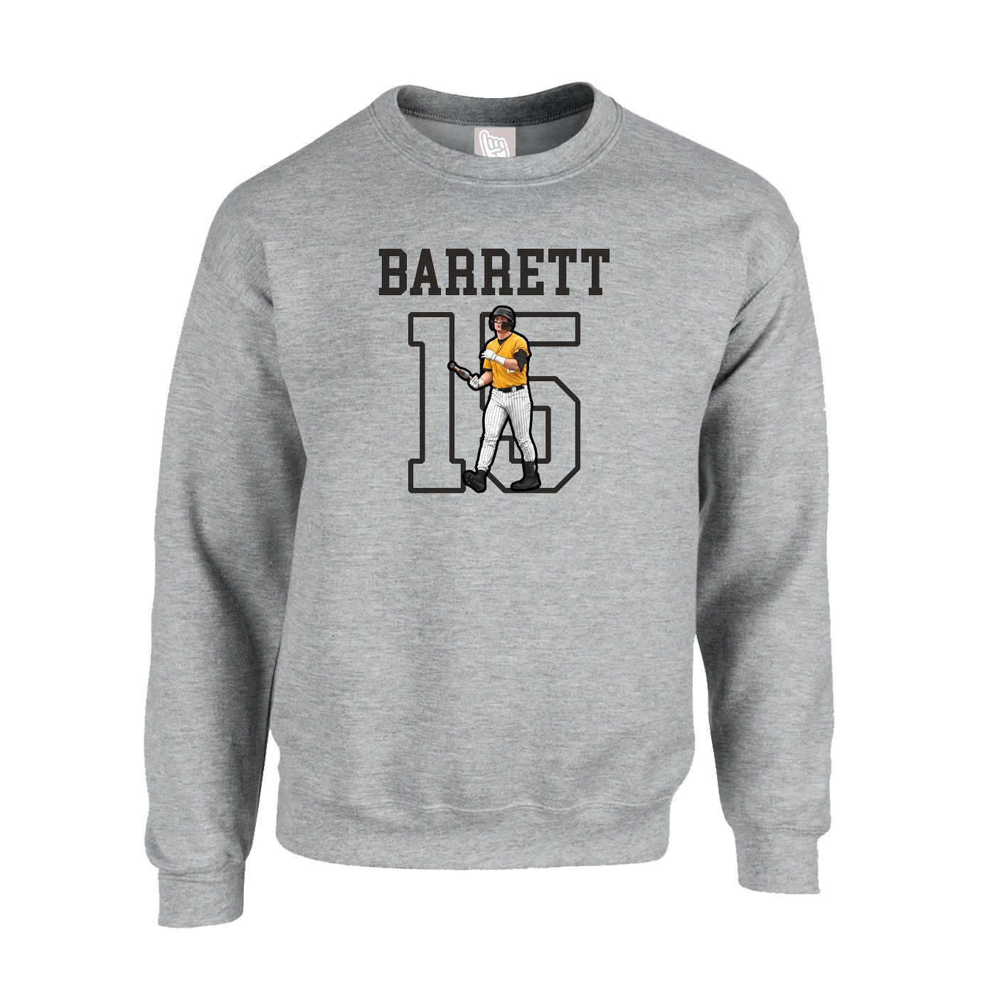 Fleece Crew — Shirsey in Grey