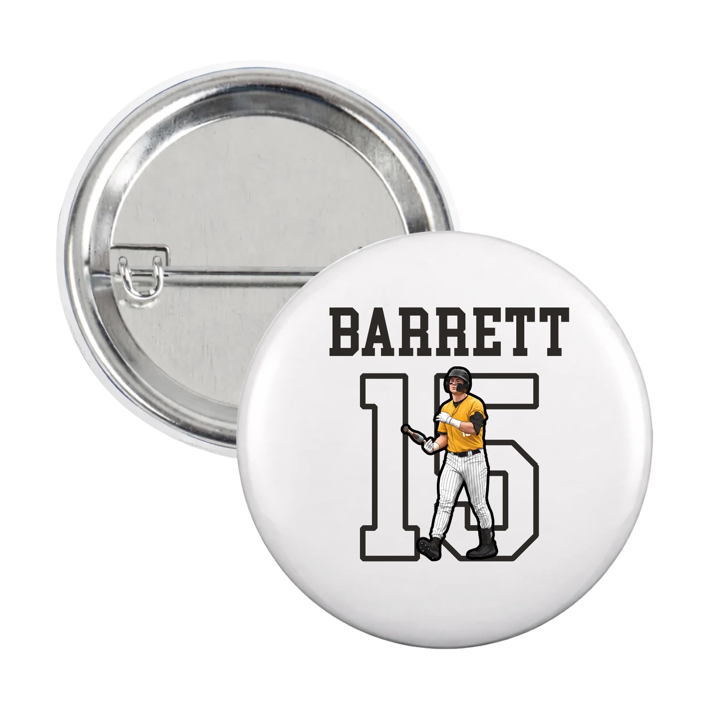 Game Day Button — Shirsey in White