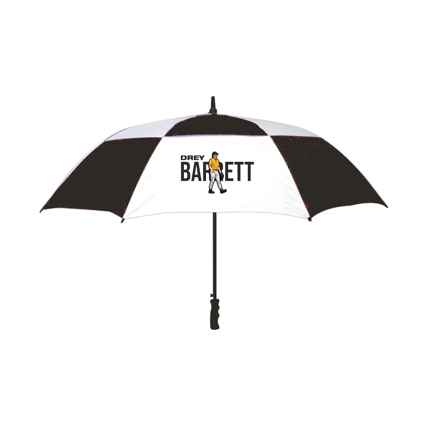 Golf Umbrella — Player Name in Black